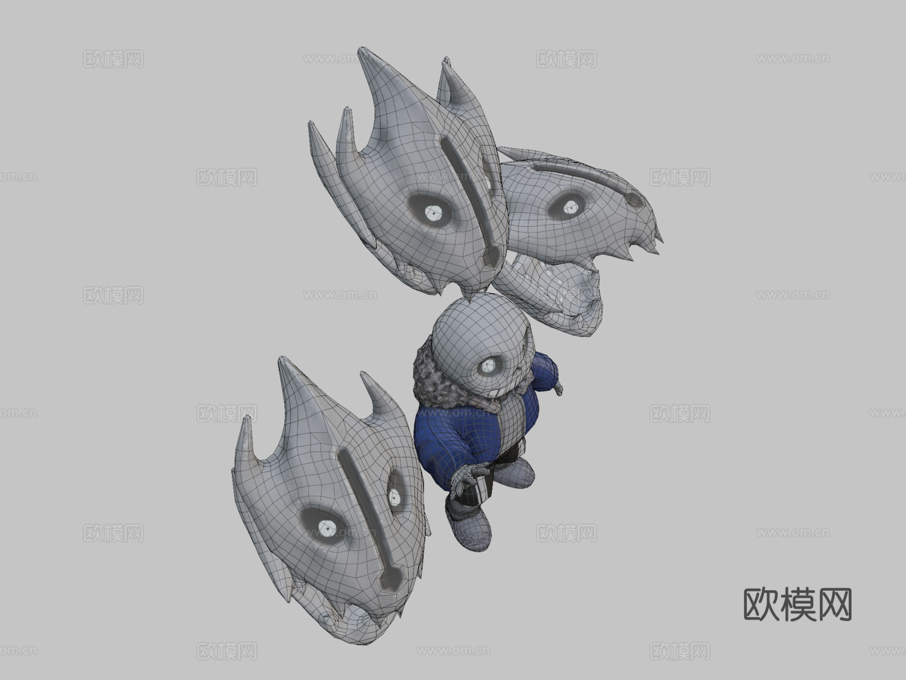 卡通人物3d模型
