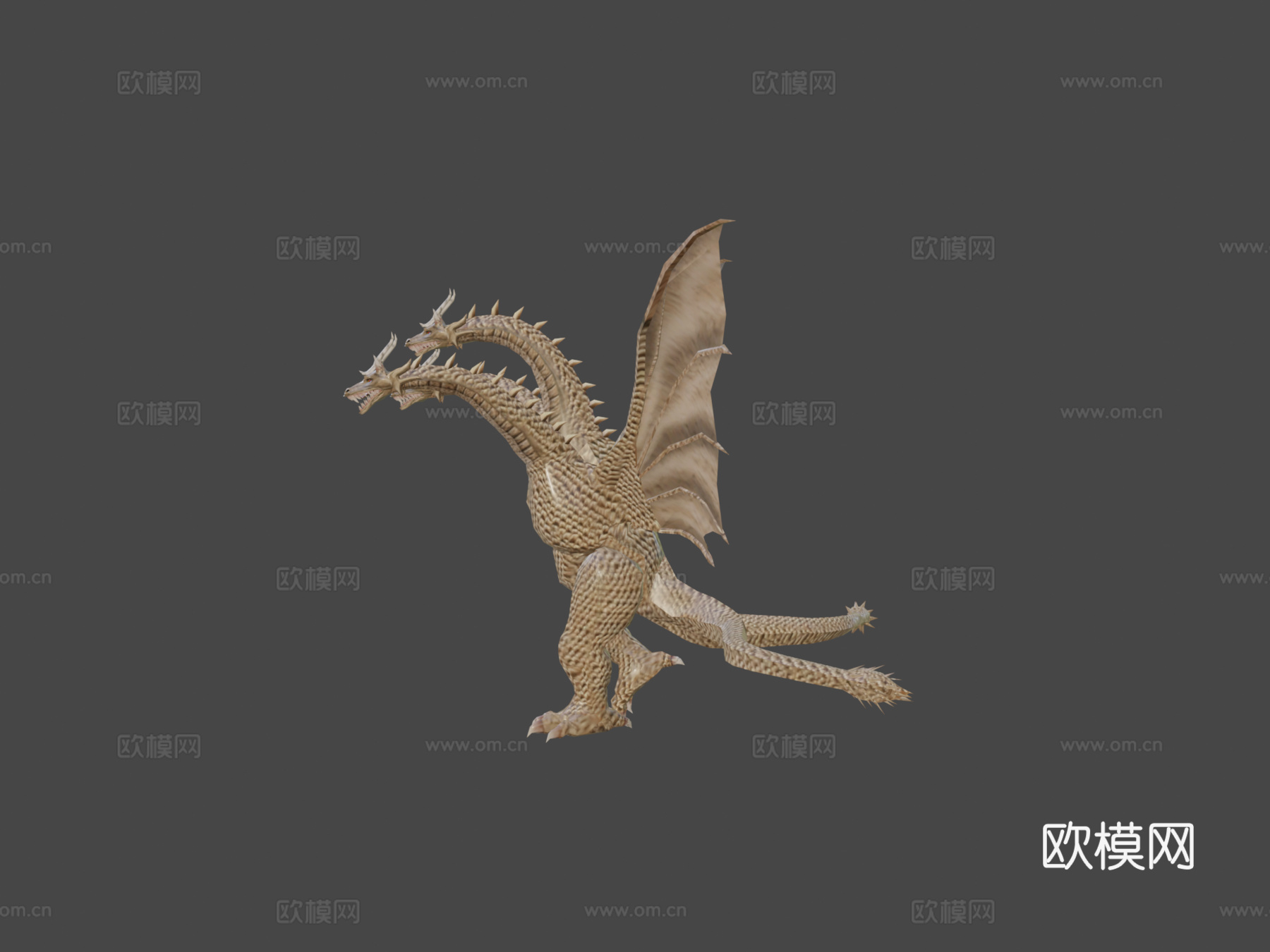 王者基多拉3d模型