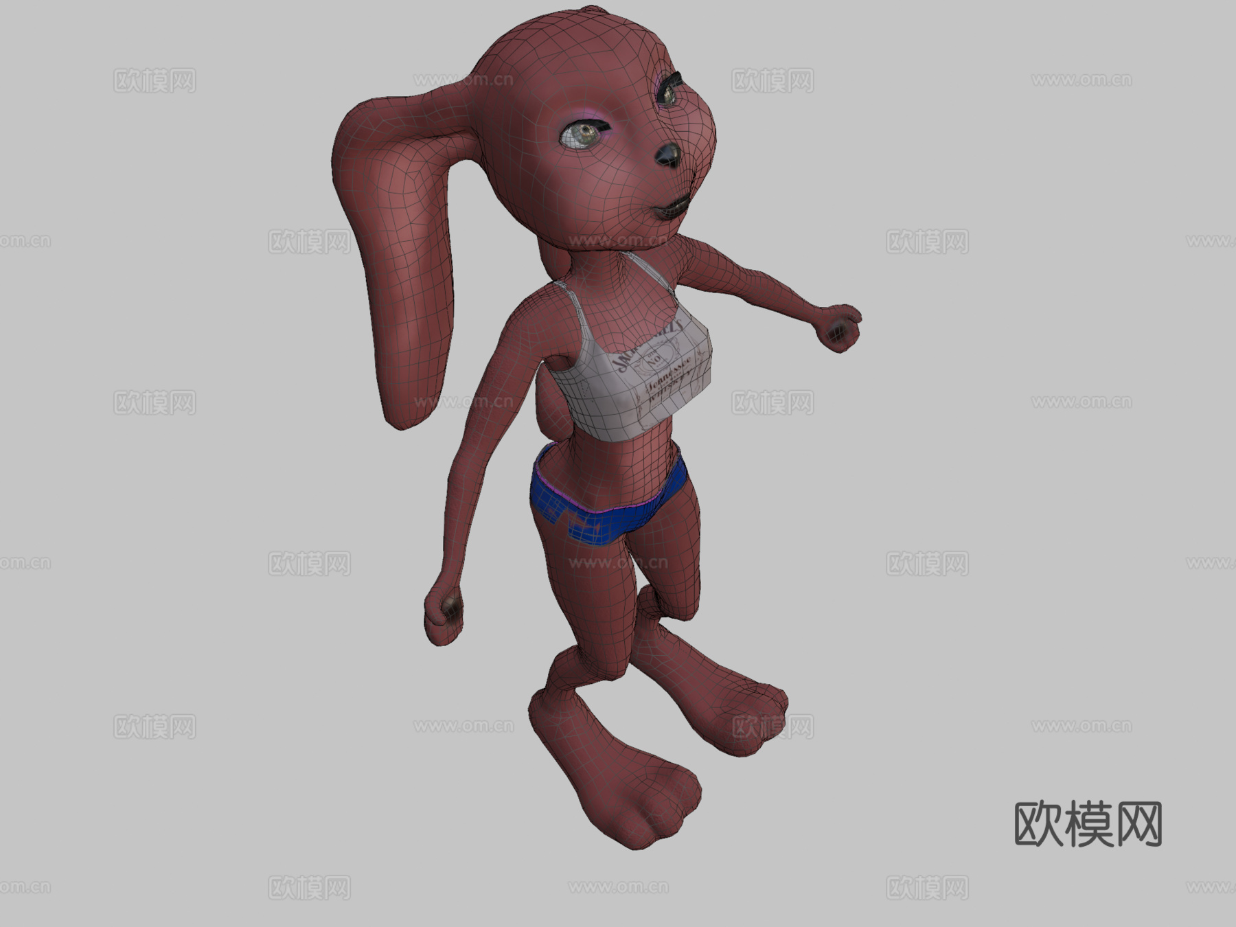 帮派兔女郎3d模型
