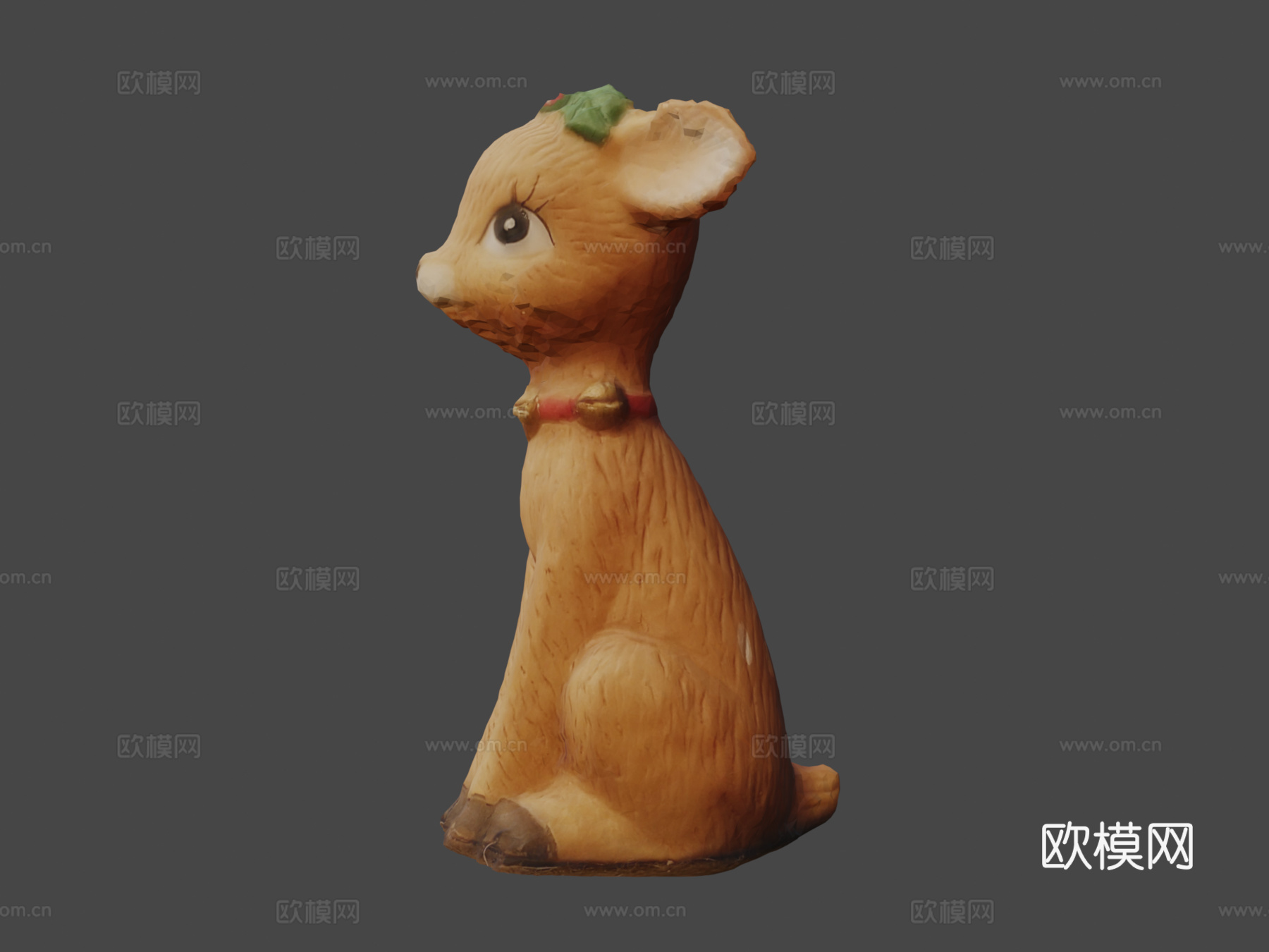 圣诞鹿3d模型