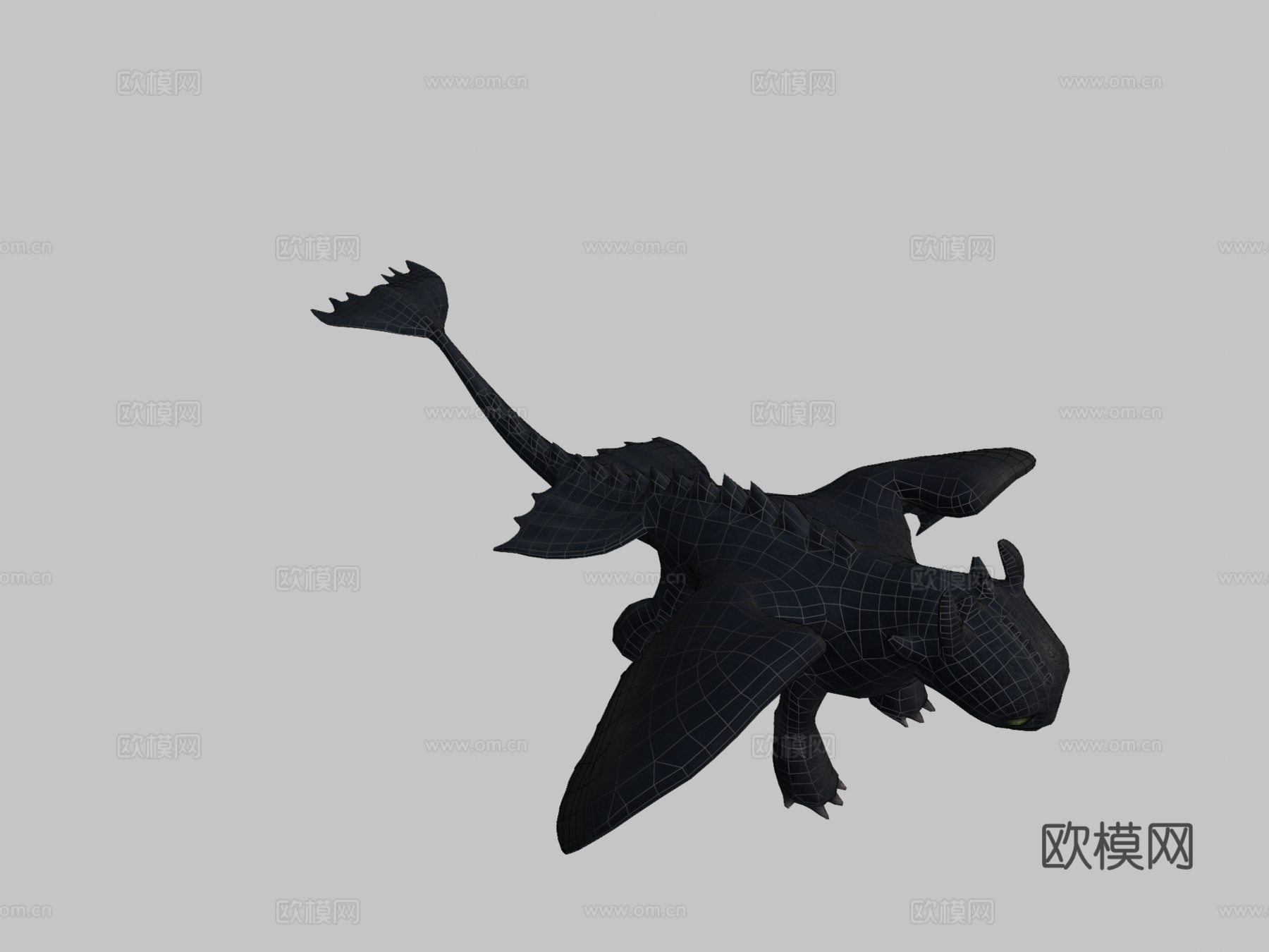 夜煞龙3d模型