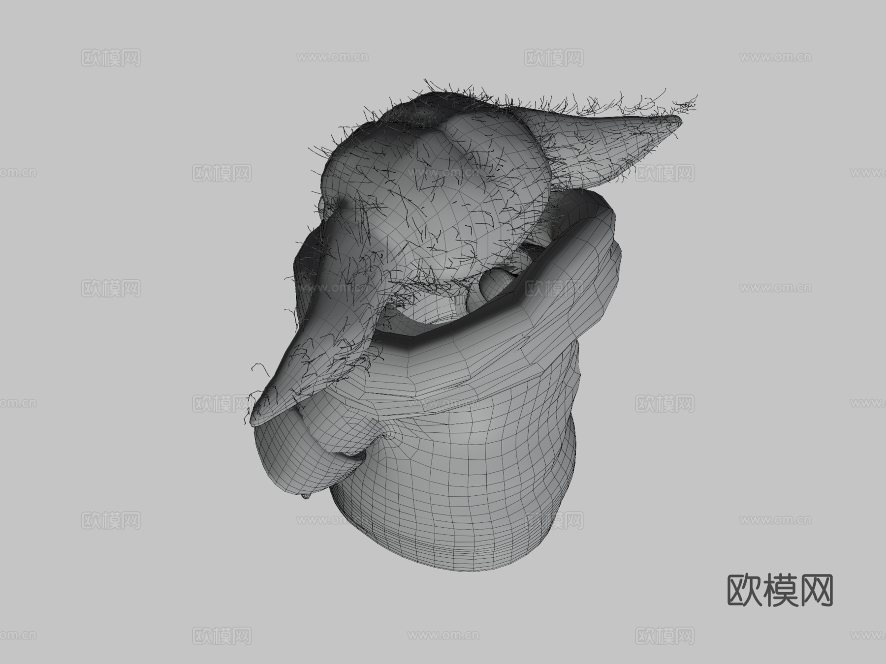 格罗古3d模型
