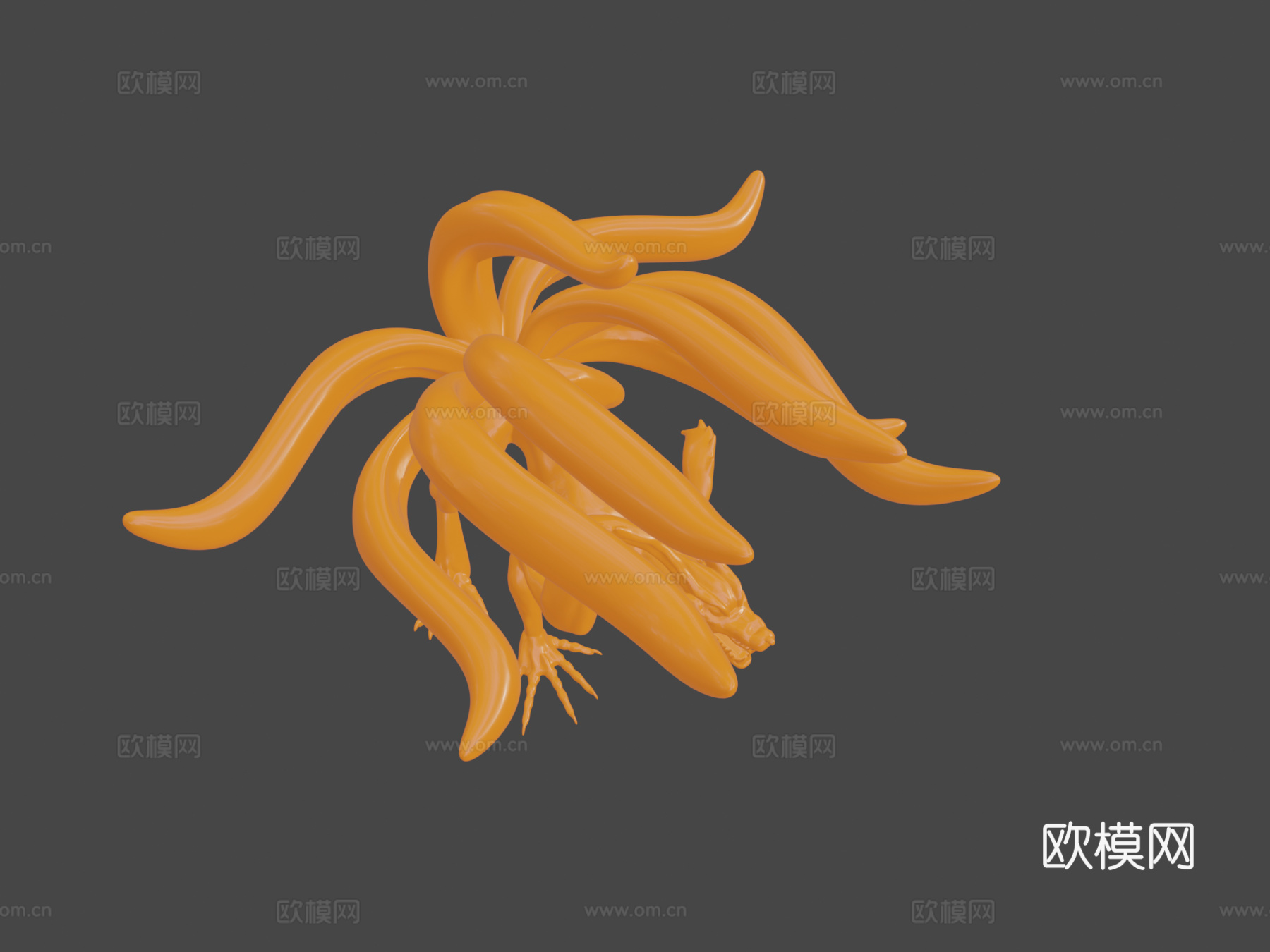 九喇嘛-火影忍者3d模型