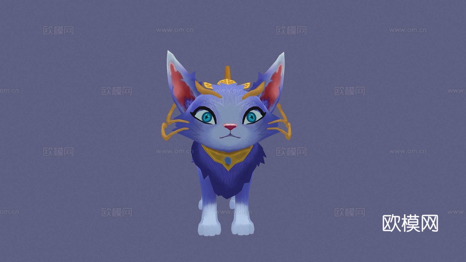 魔法猫咪悠米3d模型