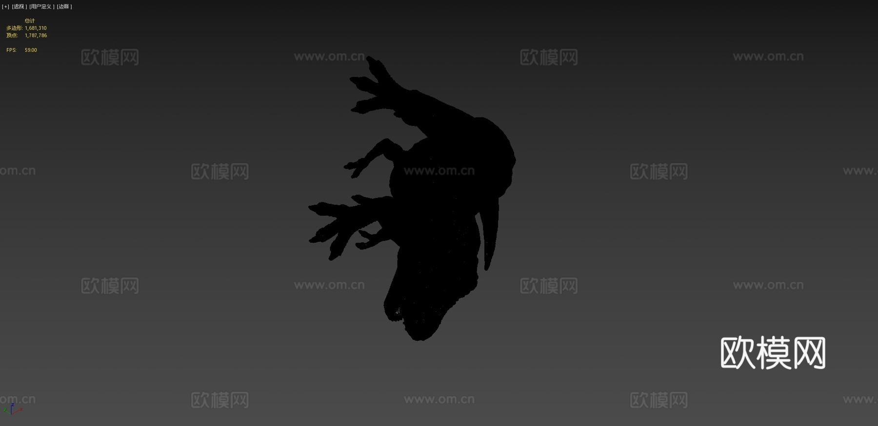 霸王龙3d模型