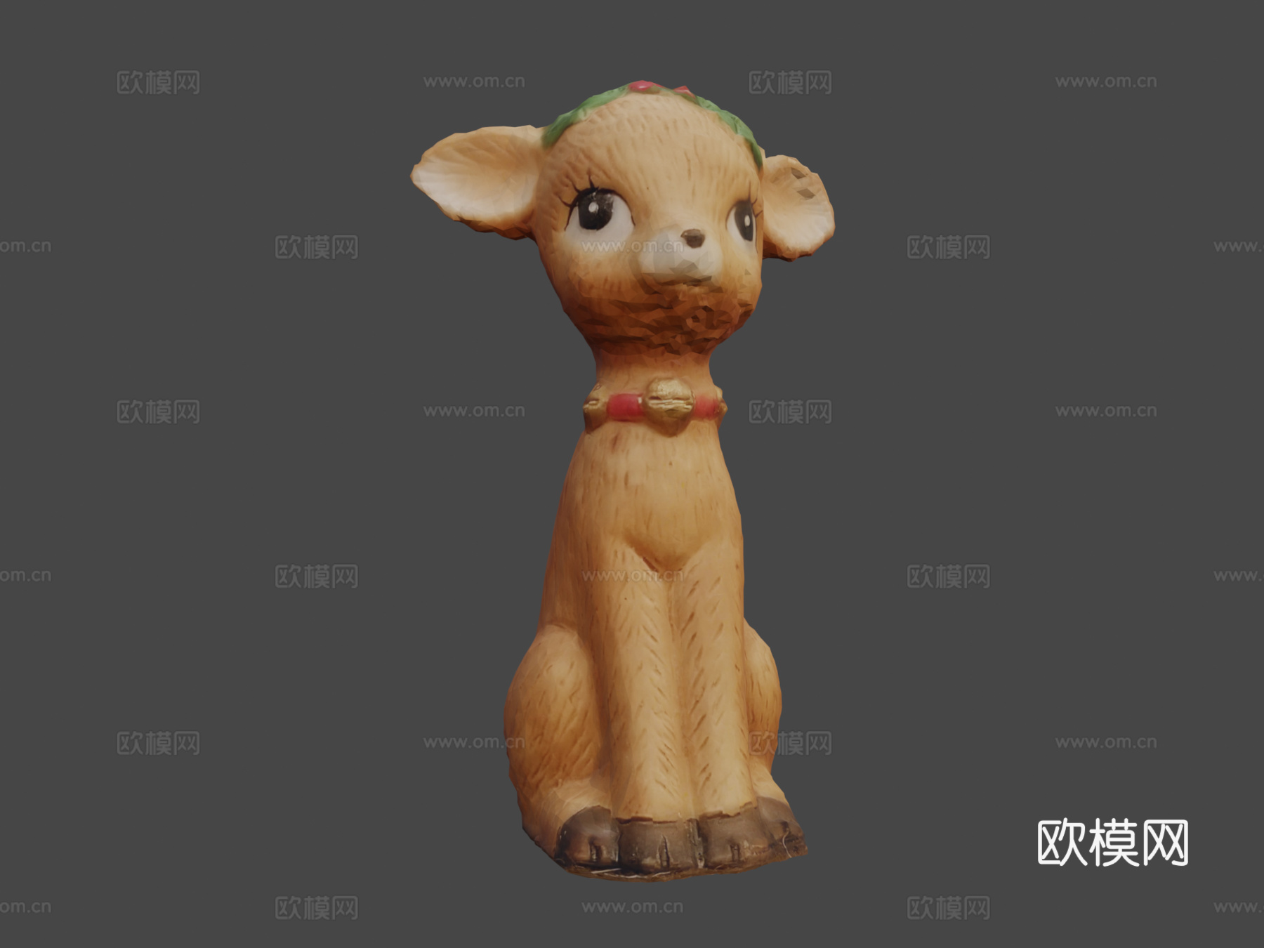 圣诞鹿3d模型
