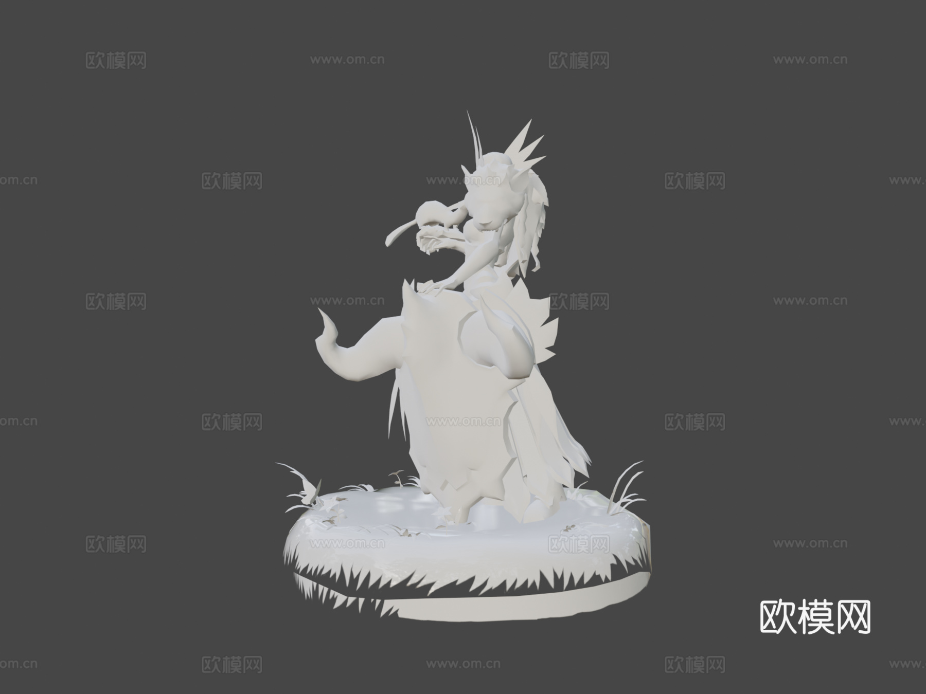 Riot比赛-野兽猎手蕾欧娜-迈克尔·塔沃特3d模型