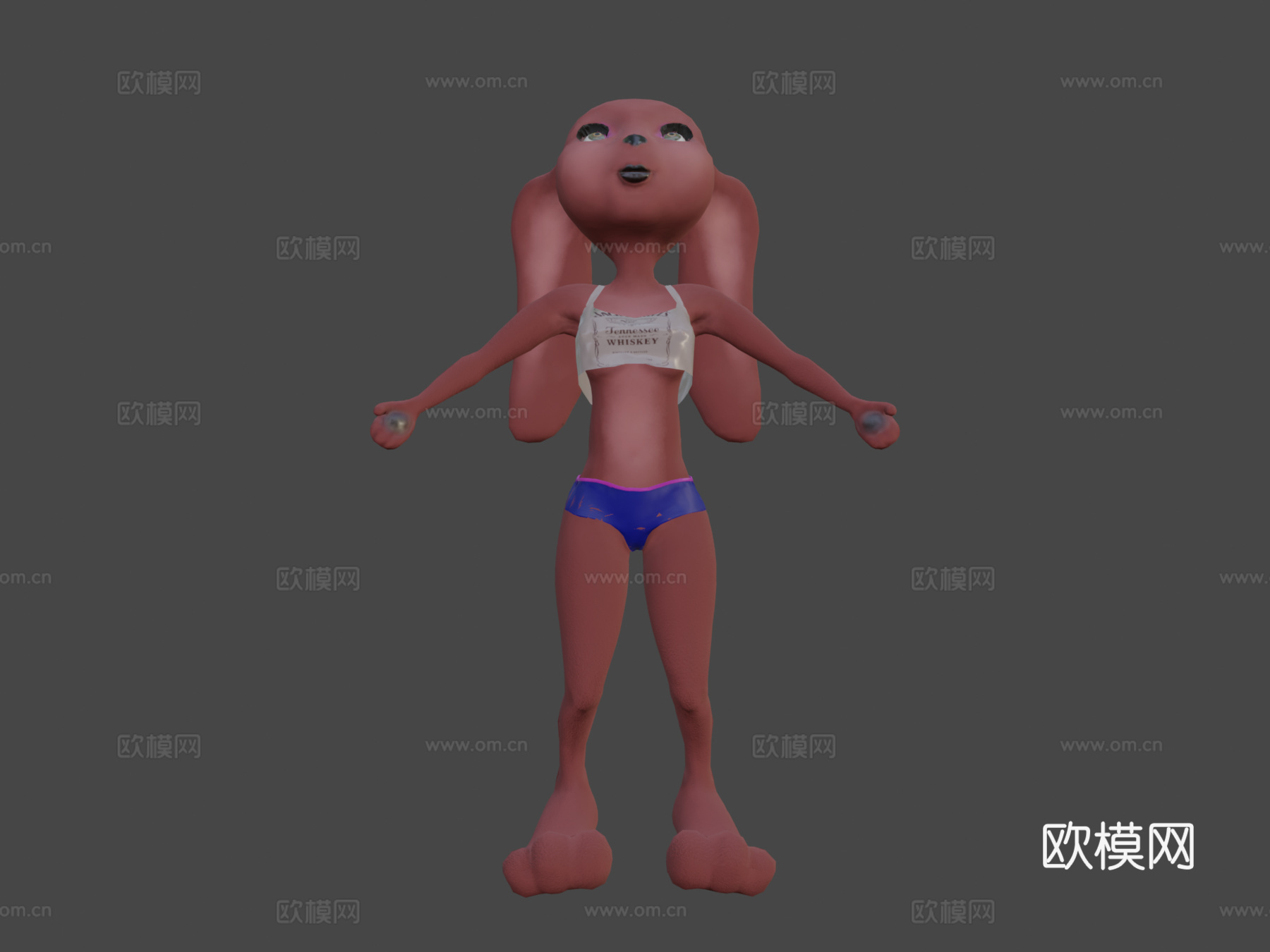 帮派兔女郎3d模型
