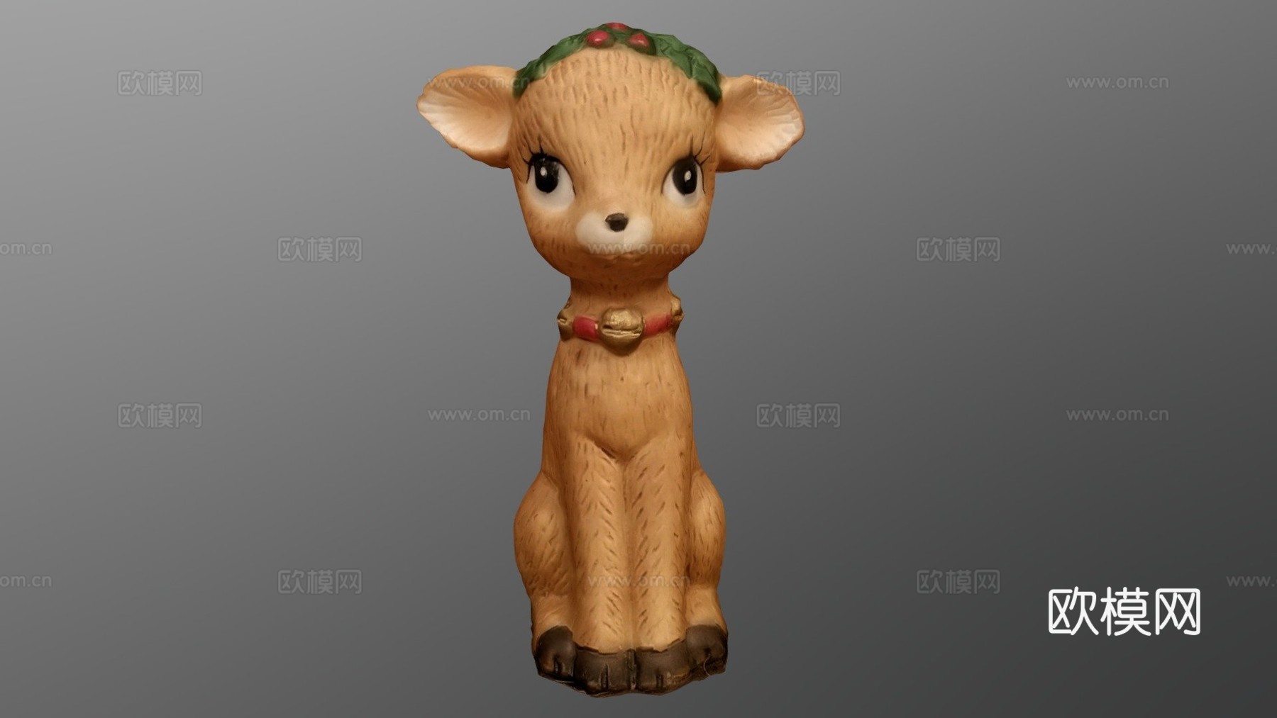 圣诞鹿3d模型