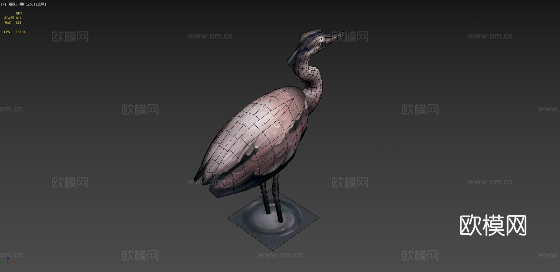 鸟3d模型