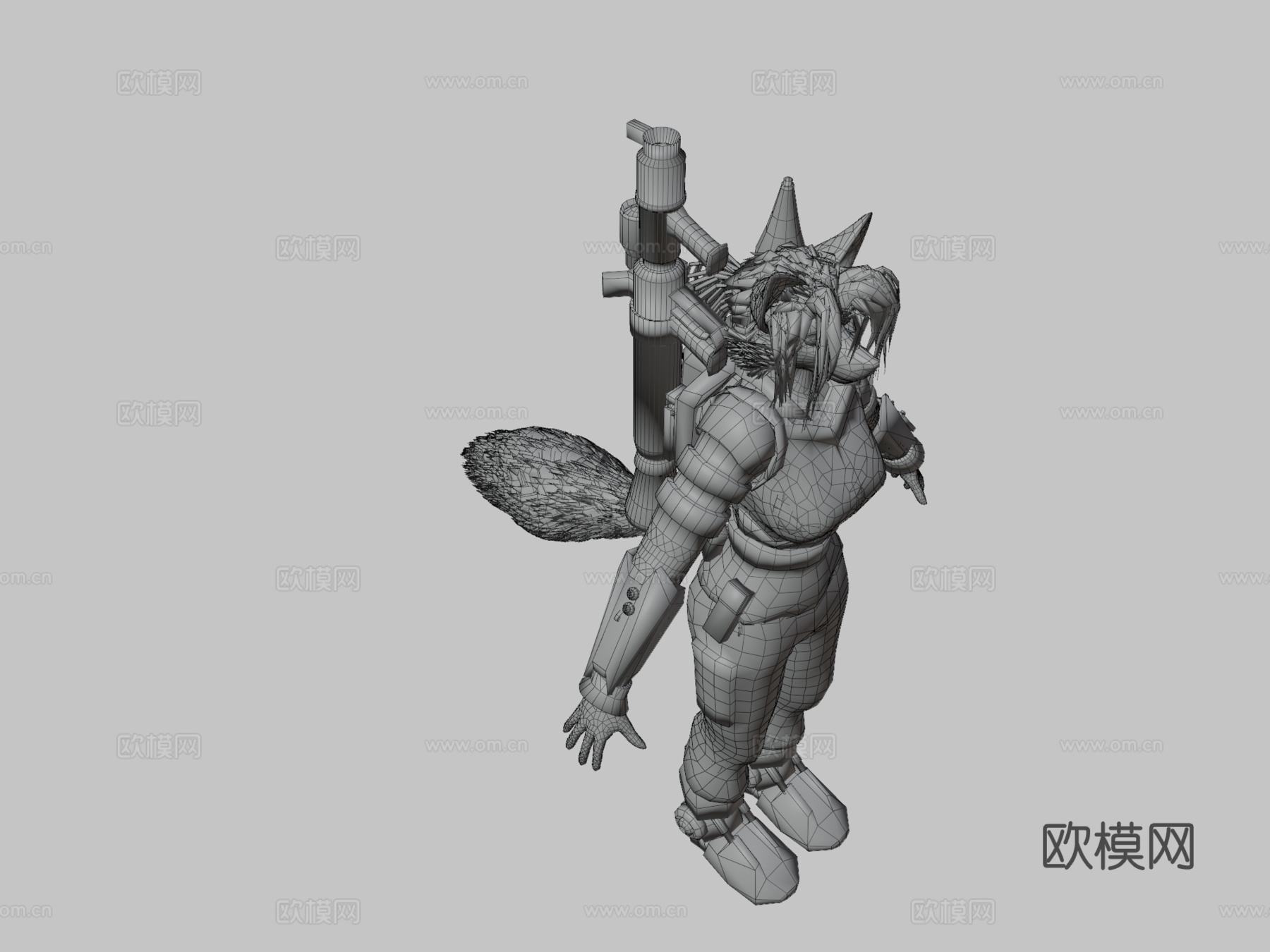 战争机器制作的燕西瓦夫3d模型