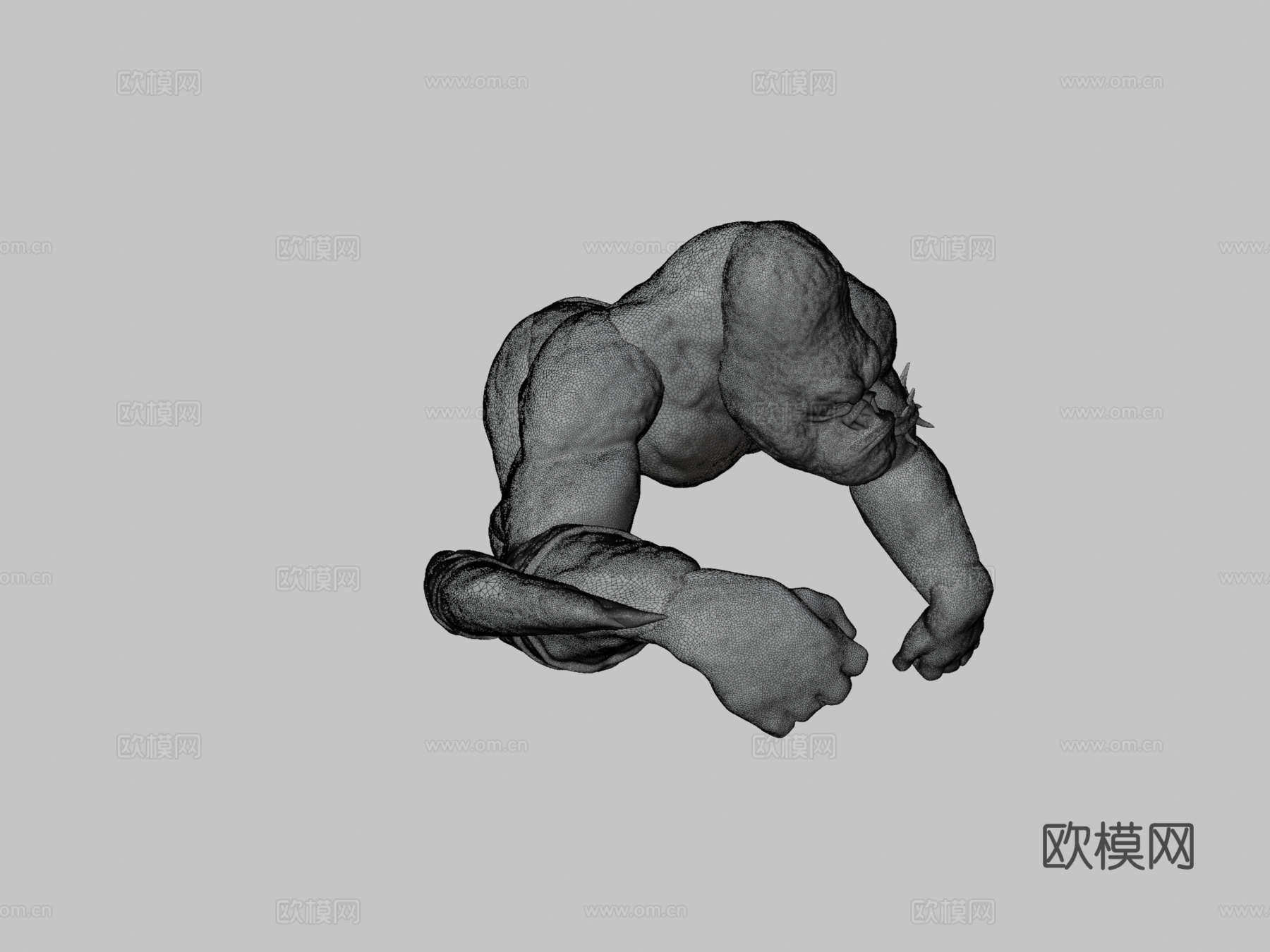 金刚3d模型