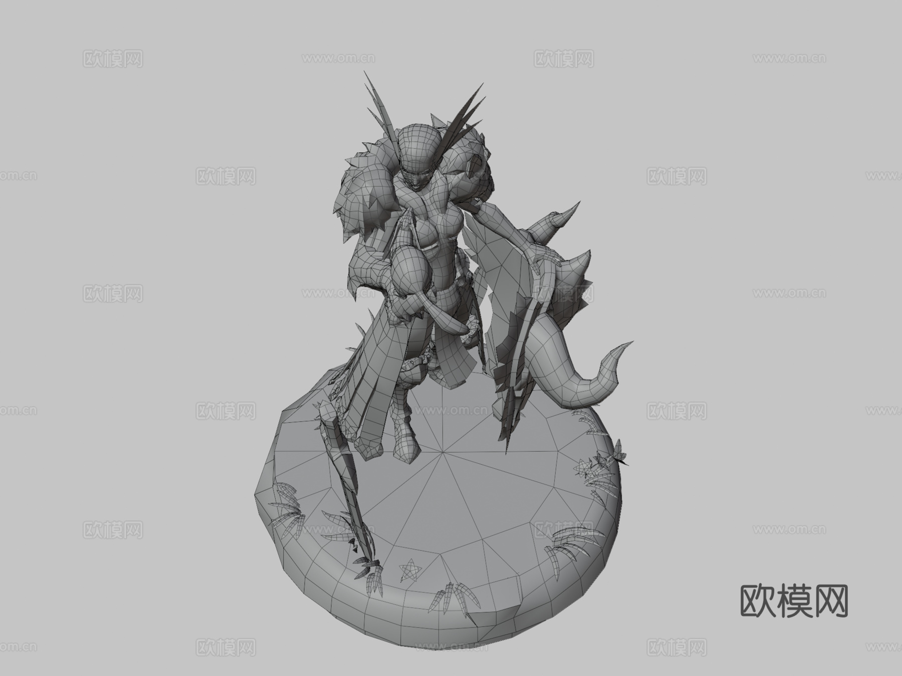 Riot比赛-野兽猎手蕾欧娜-迈克尔·塔沃特3d模型