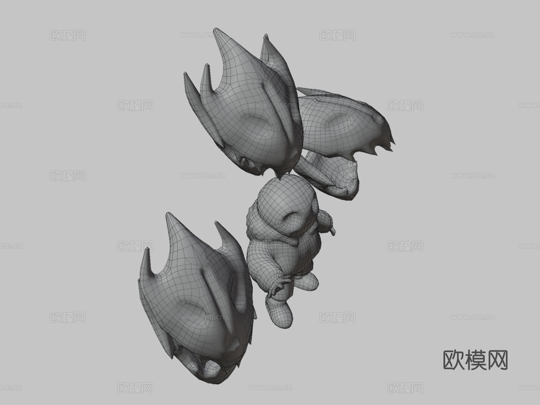 卡通人物3d模型