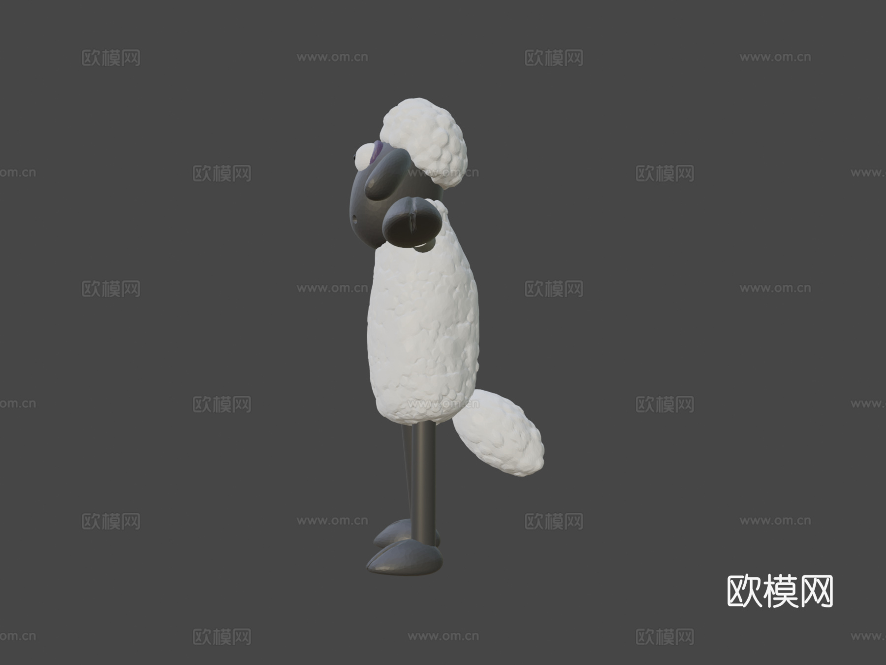 小羊肖恩3d模型
