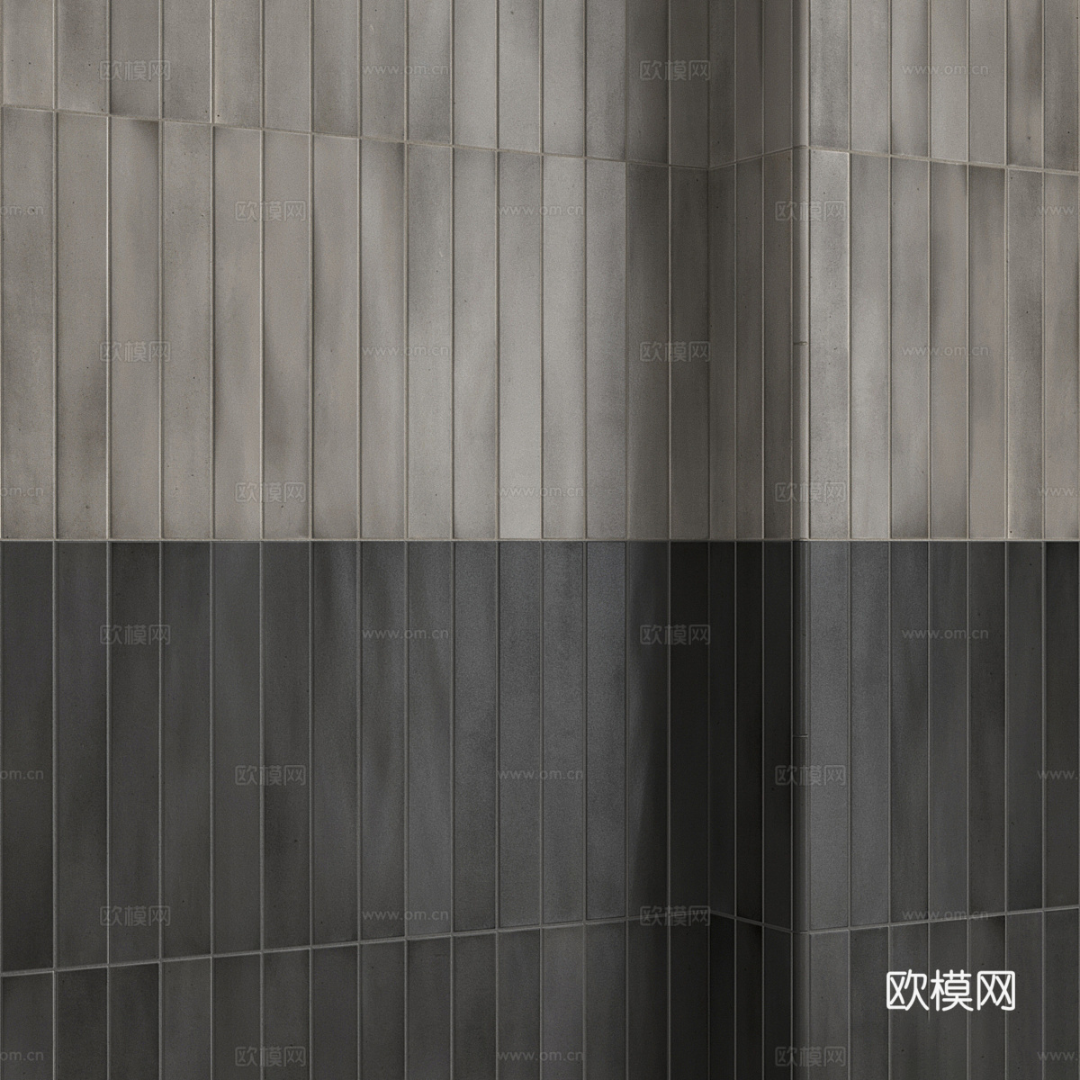 新中式瓷砖 花砖 仿古砖3d模型