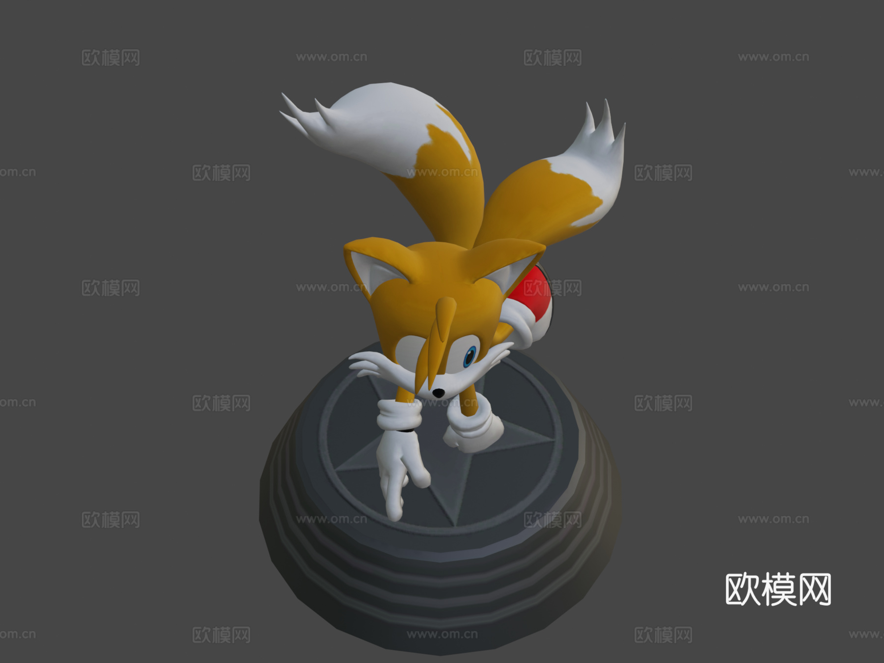 索尼克世代-现代塔尔斯雕像3d模型