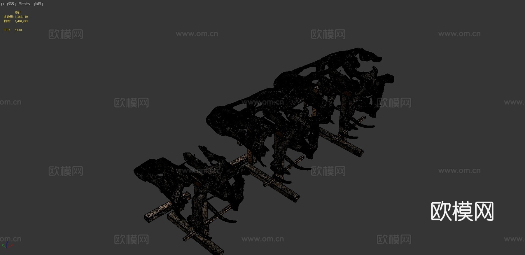 神威龙头骨3d模型