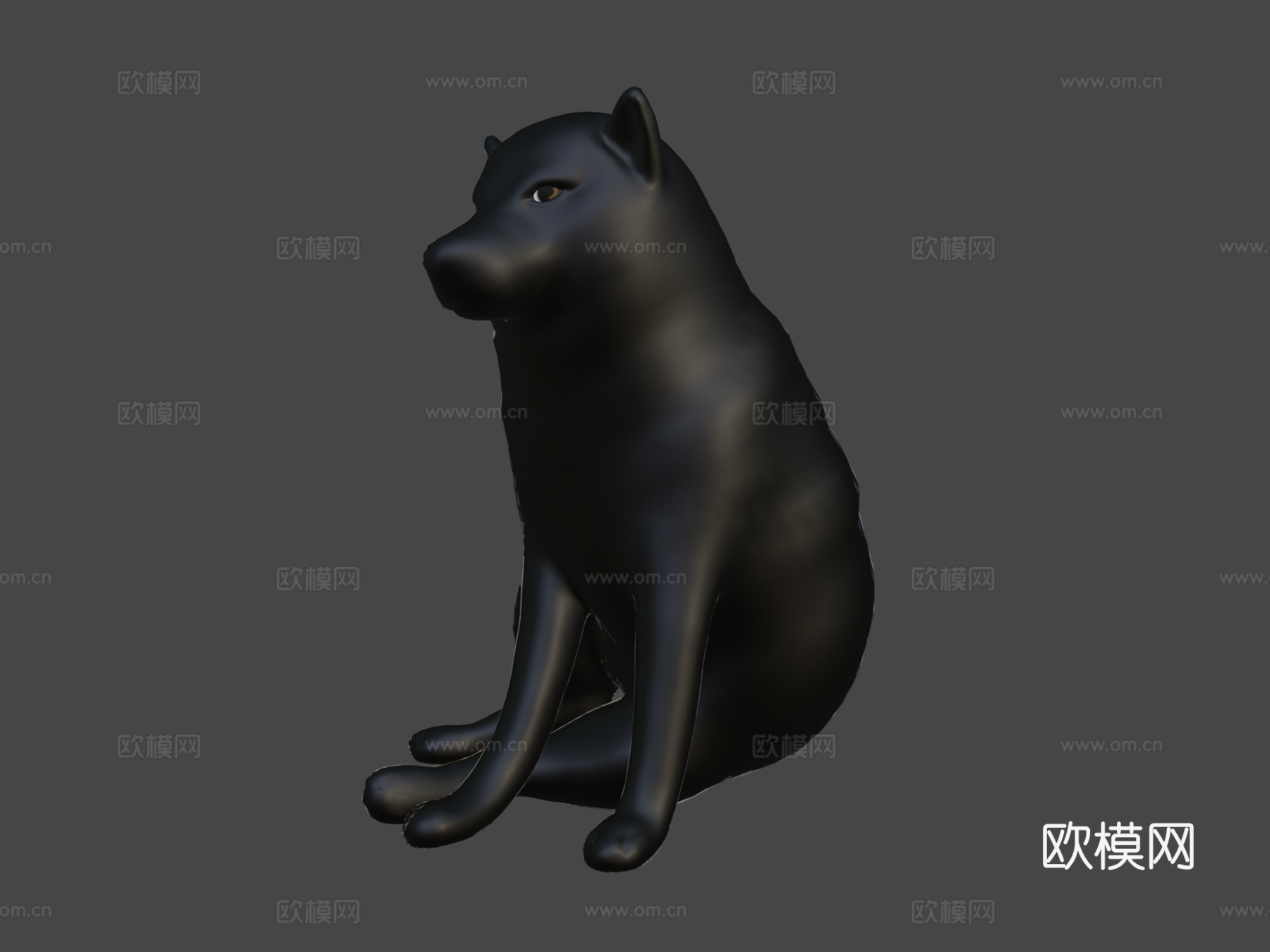 奇姆斯狗狗3d模型