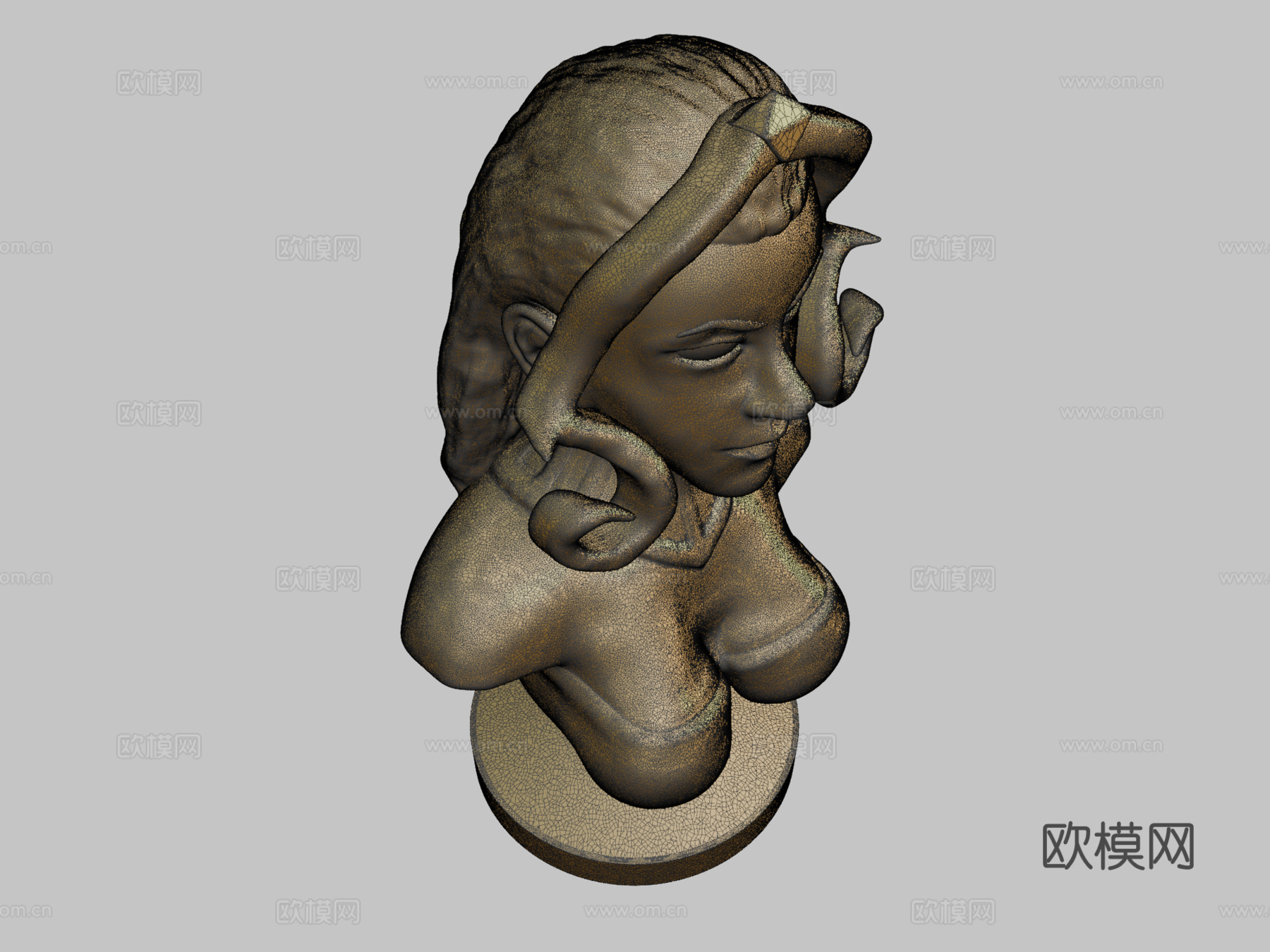 死亡威严莉莲娜-万智牌同人画3d模型