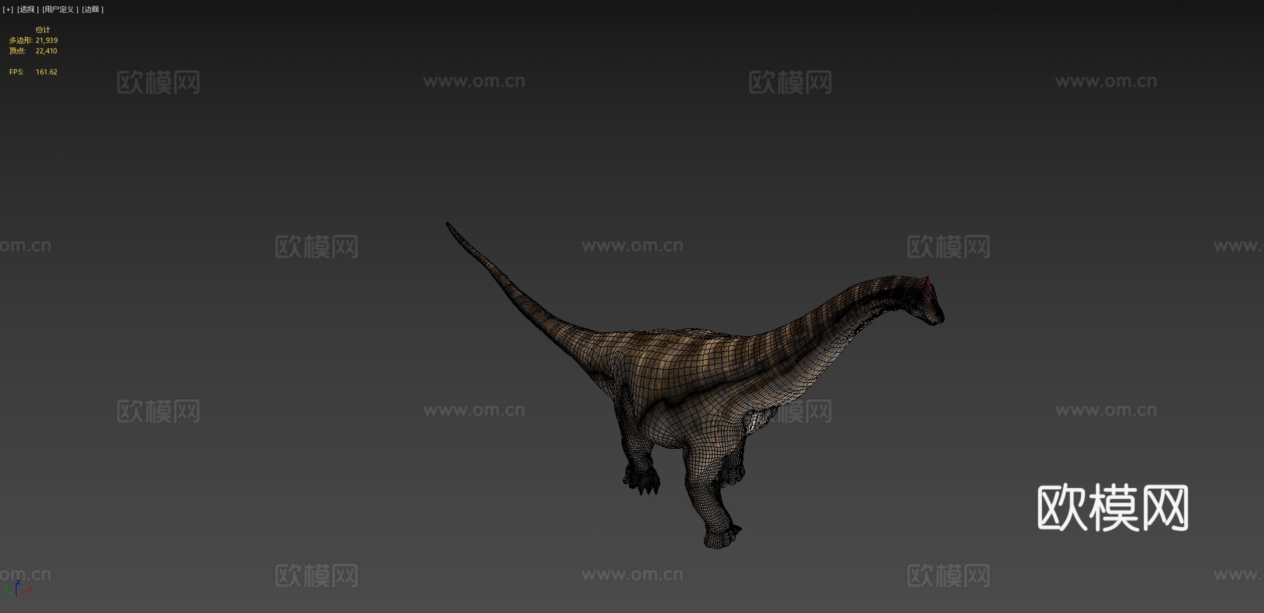 阿拉莫龙3d模型