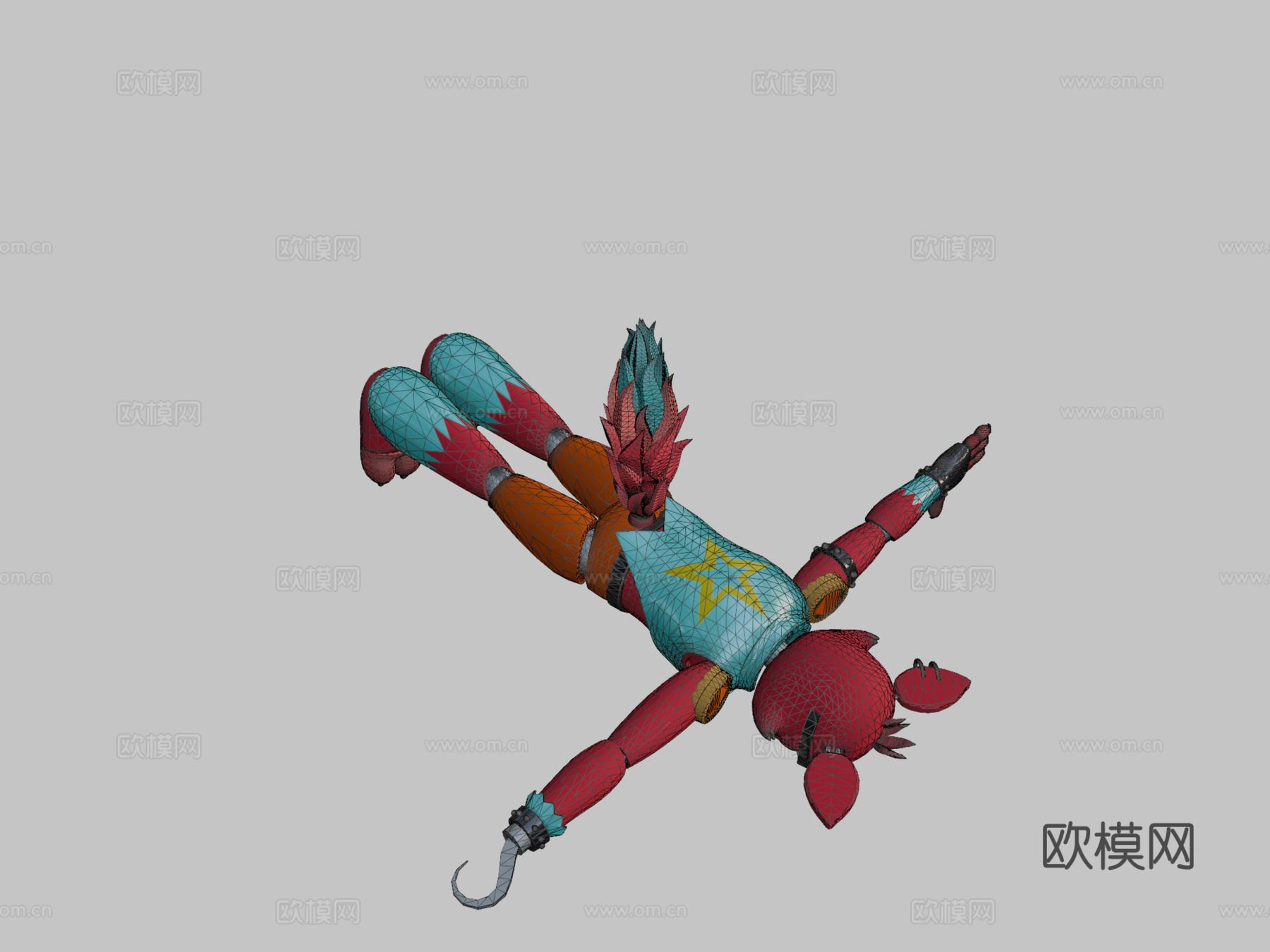 魅影狐狸3d模型