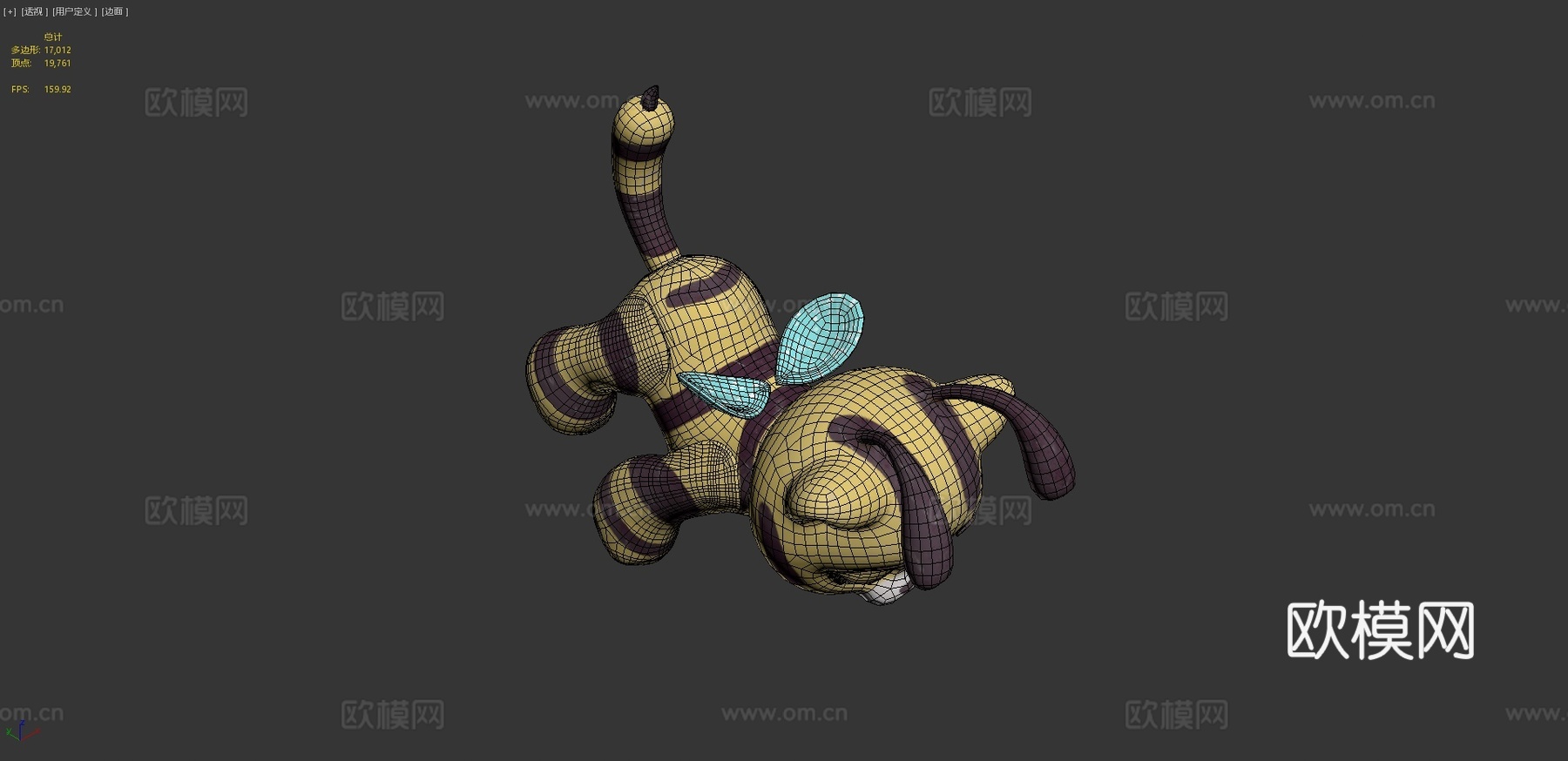 猫蜂但快乐！[绑定] -)3d模型3d模型
