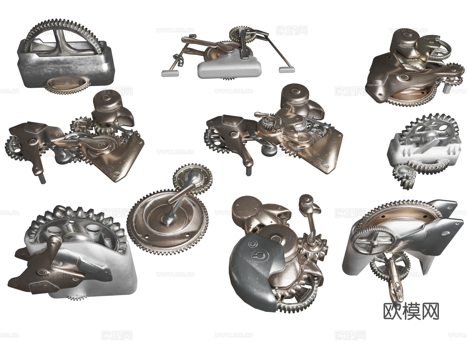 Gears District 蒸汽朋克建造 蒸汽朋克零件 蒸3d模型