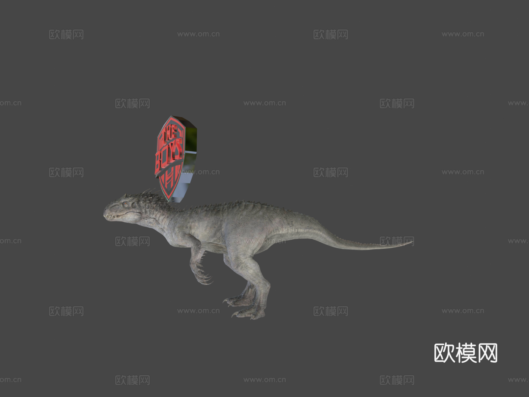 暴虐霸王龙--绑定--动画--JWE@3d模型