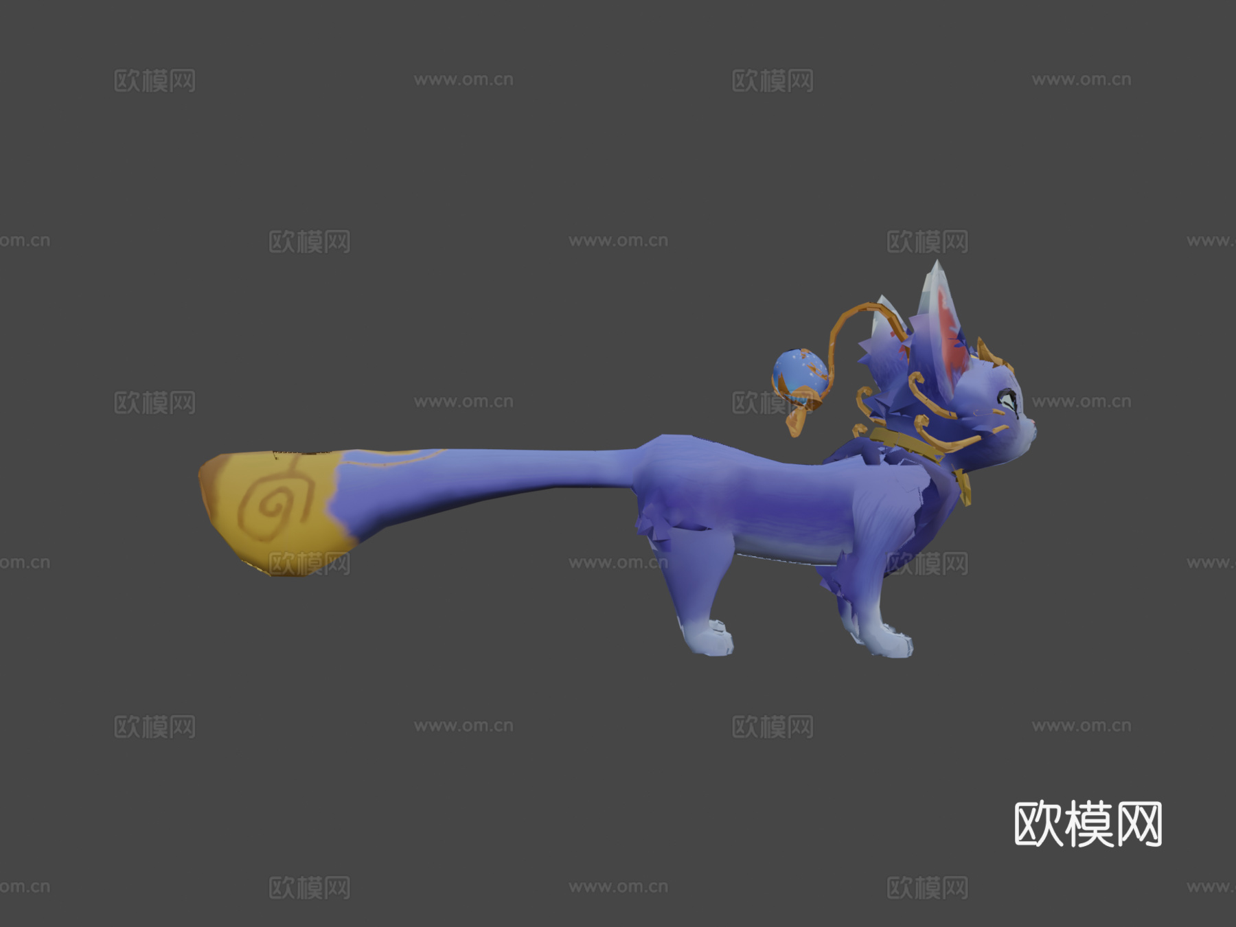 魔法猫咪悠米3d模型