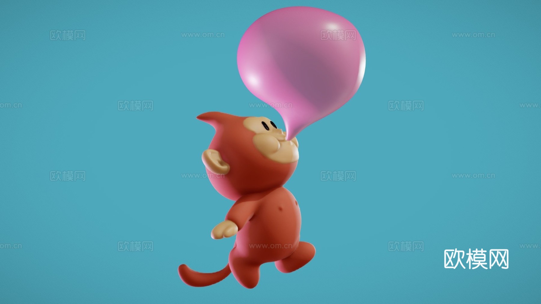 泡泡猴-SJ023d模型
