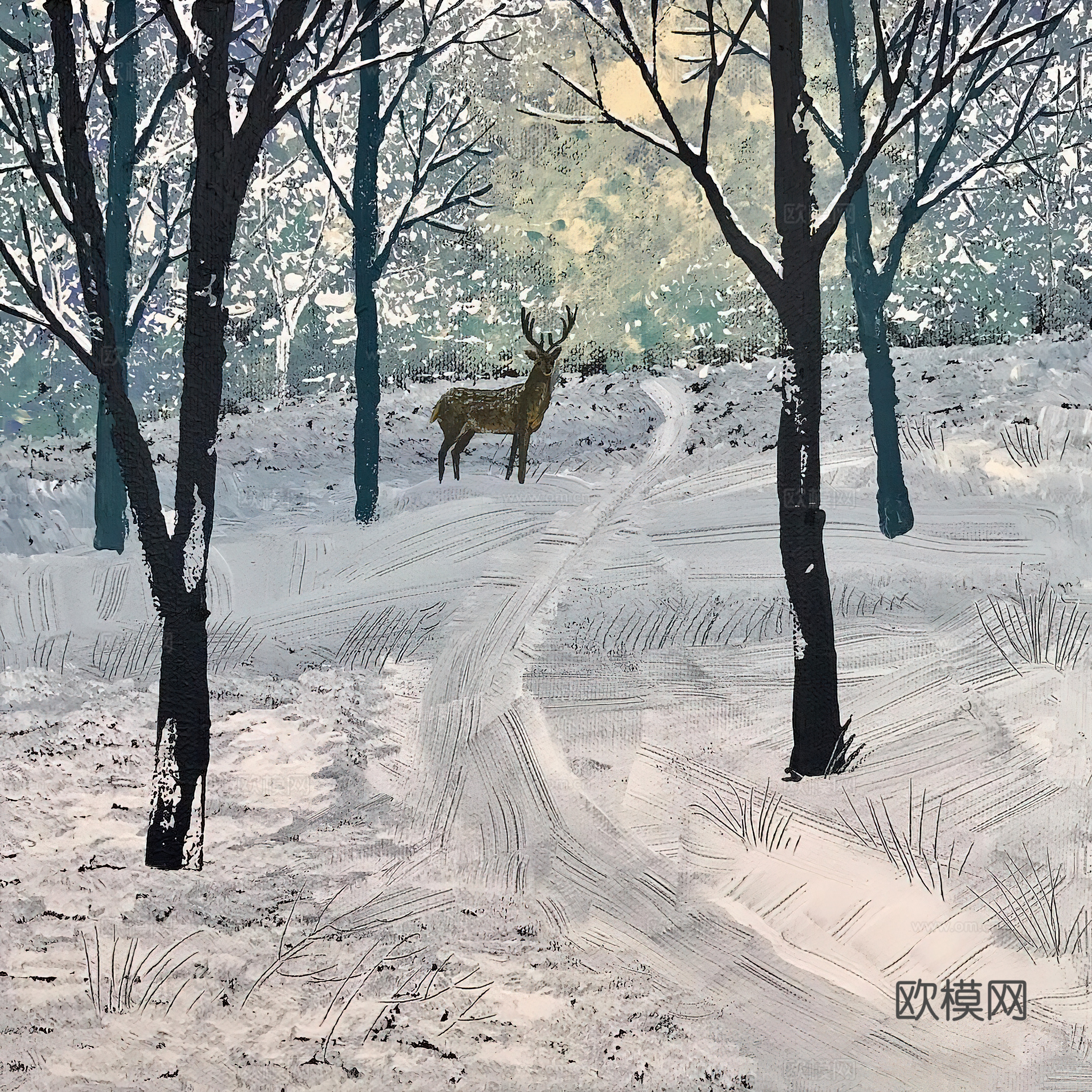 艺术挂画 挂画 装饰画 艺术画 插画