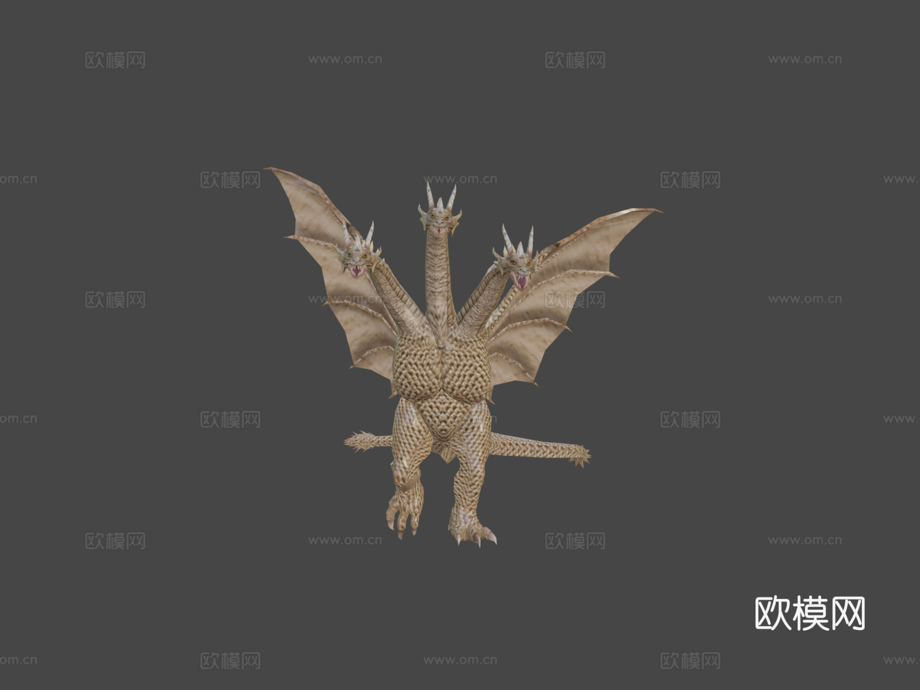 王者基多拉3d模型