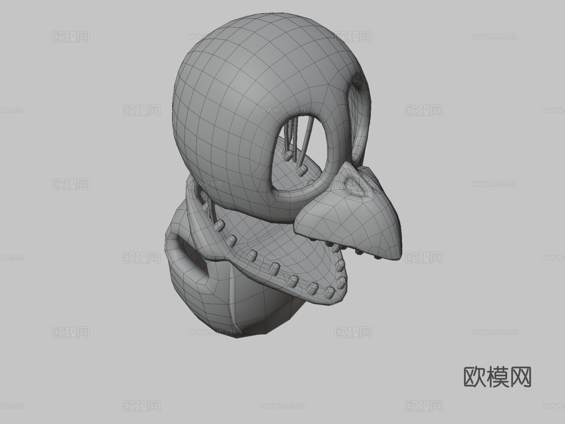 枯萎的奇卡3d模型