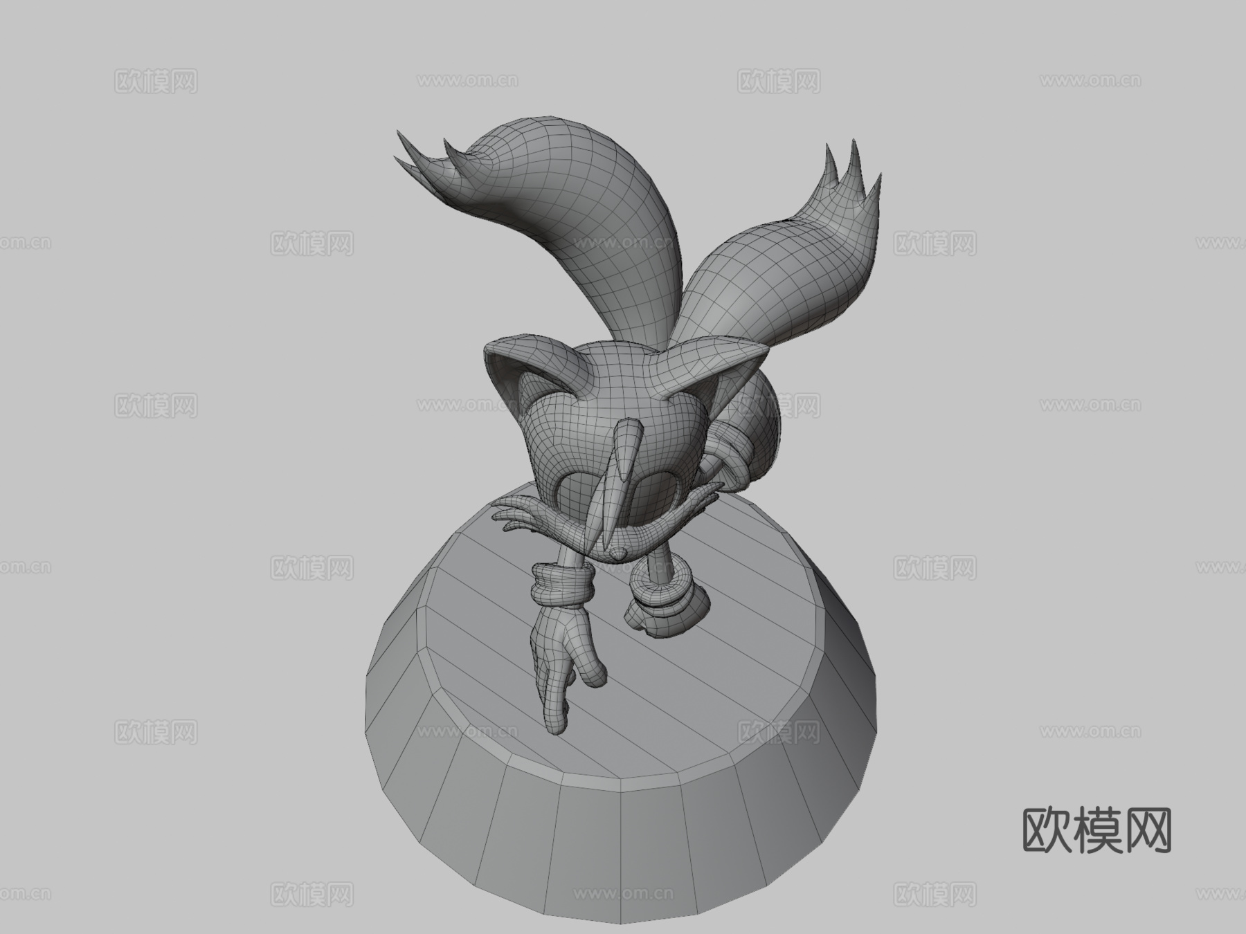 索尼克世代-现代塔尔斯雕像3d模型