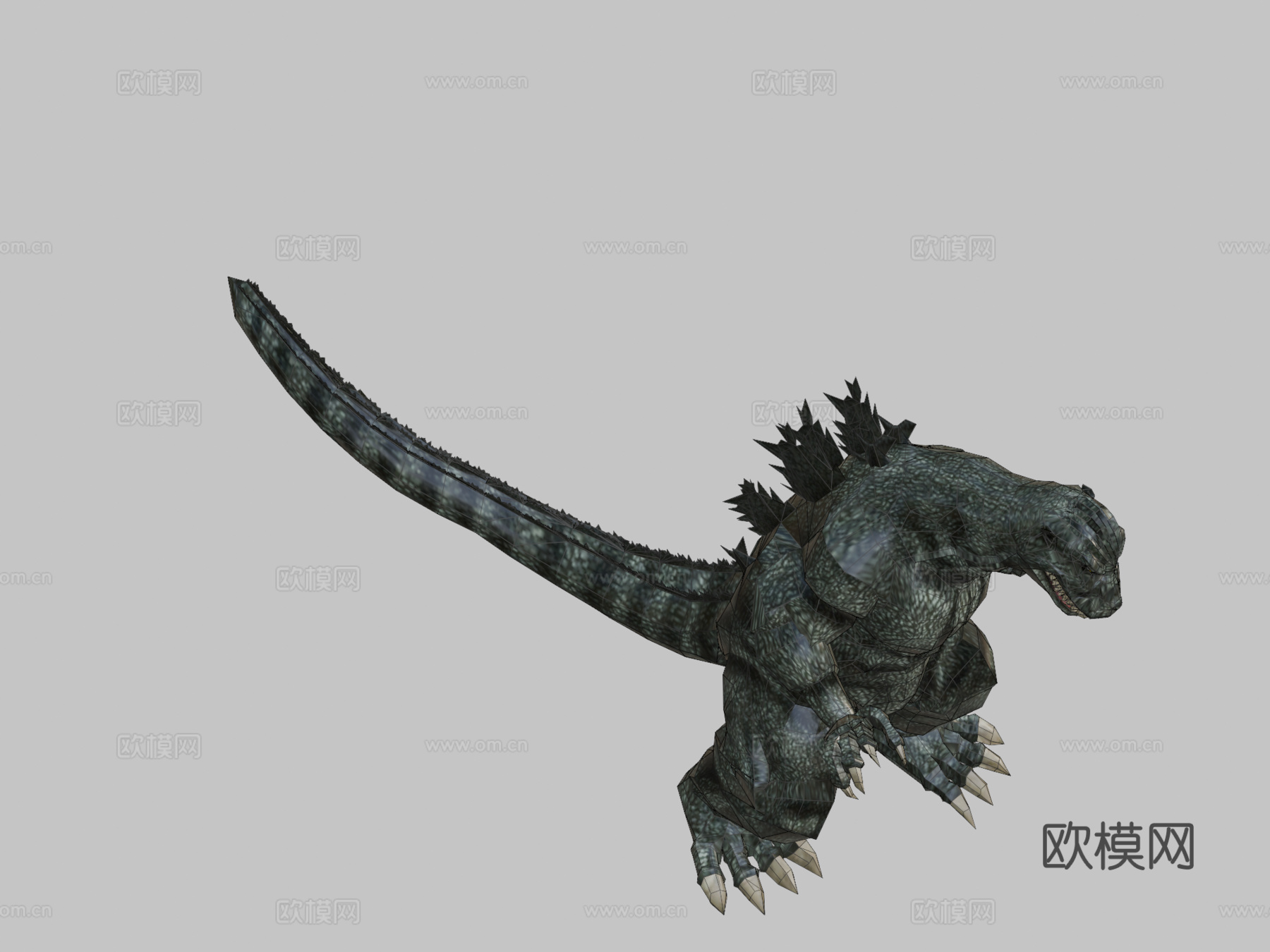 版哥斯拉3d模型