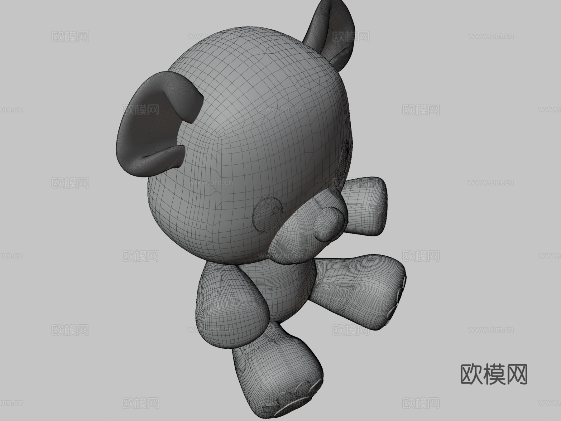 泰迪熊3d模型