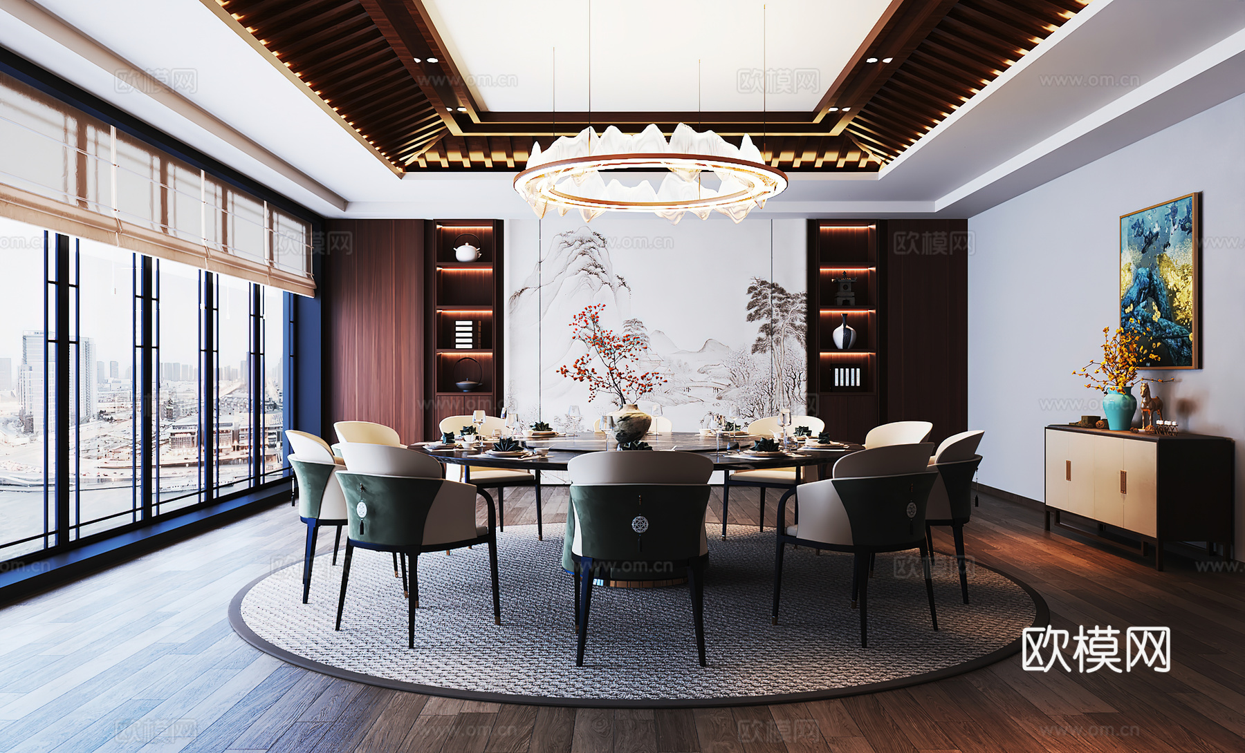 包厢 包间 餐厅包厢 餐饮包间 餐饮包房3d模型