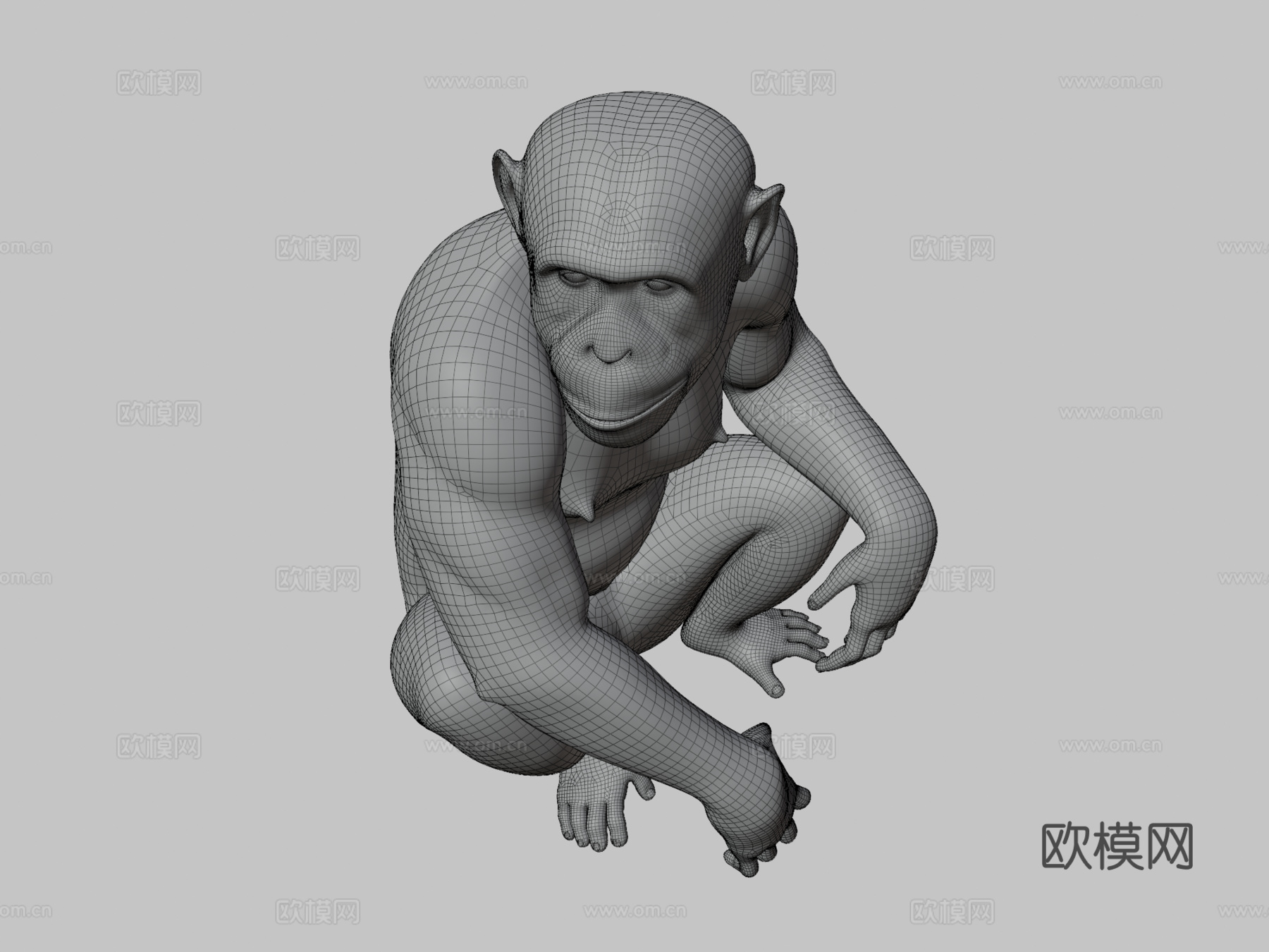 猿3d模型