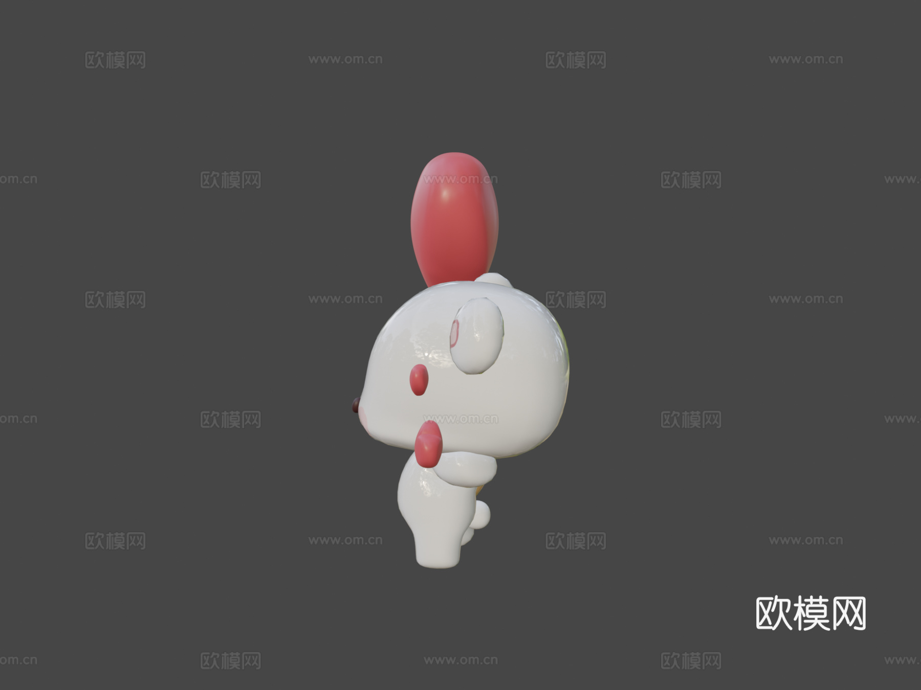 牛奶与摩卡3D模型3d模型