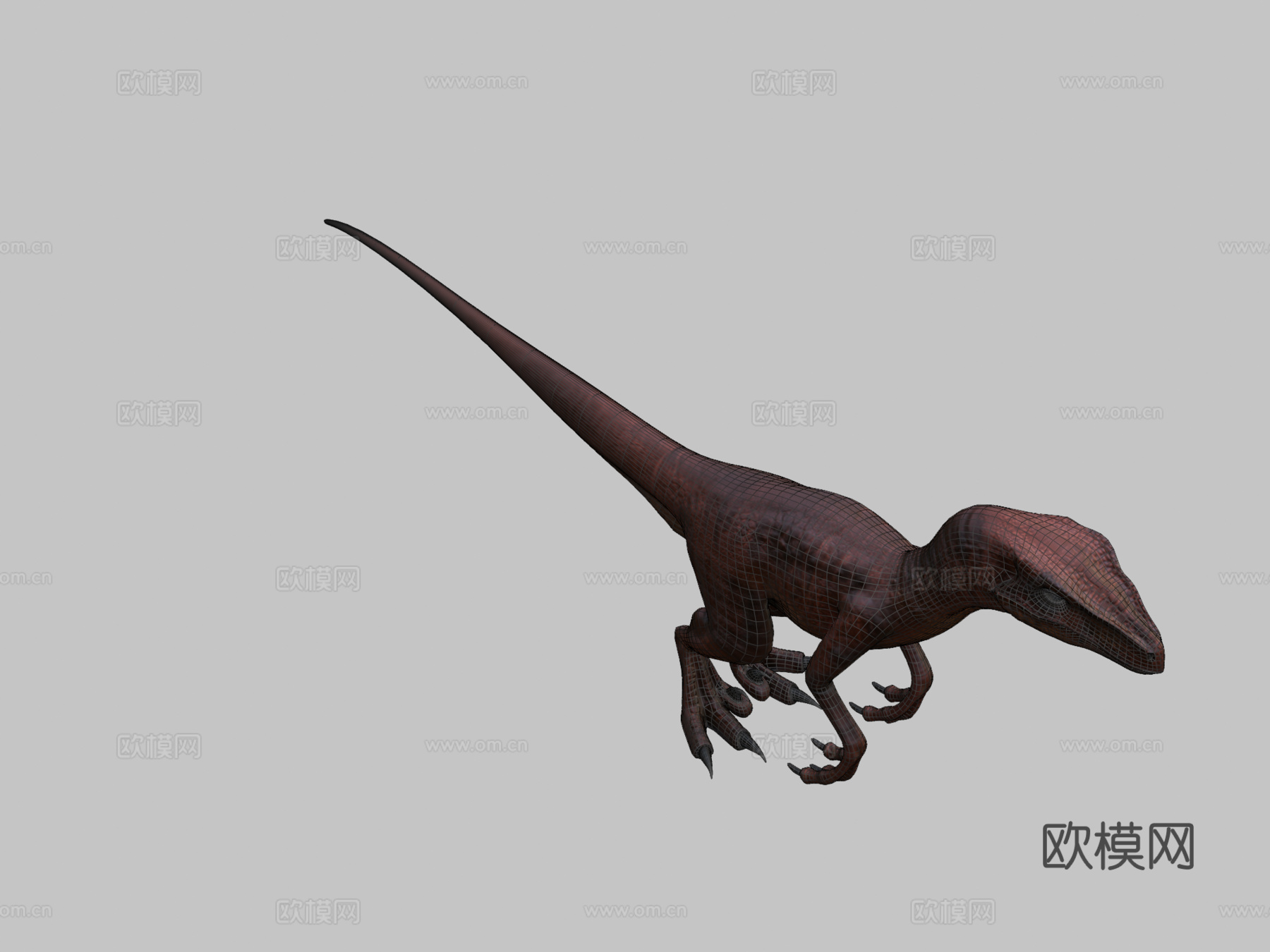 侏罗纪公园迅猛龙3d模型