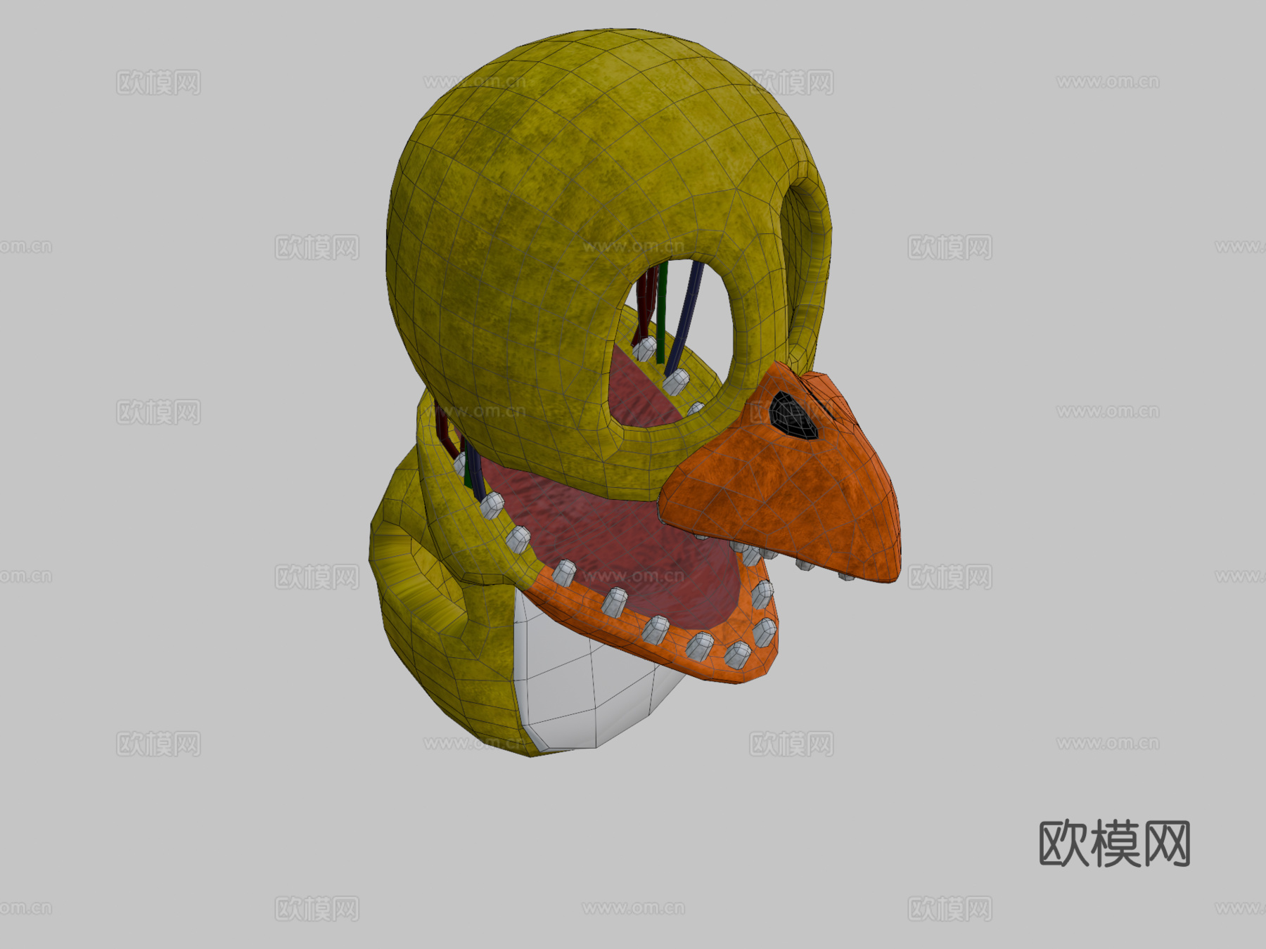 枯萎的奇卡3d模型