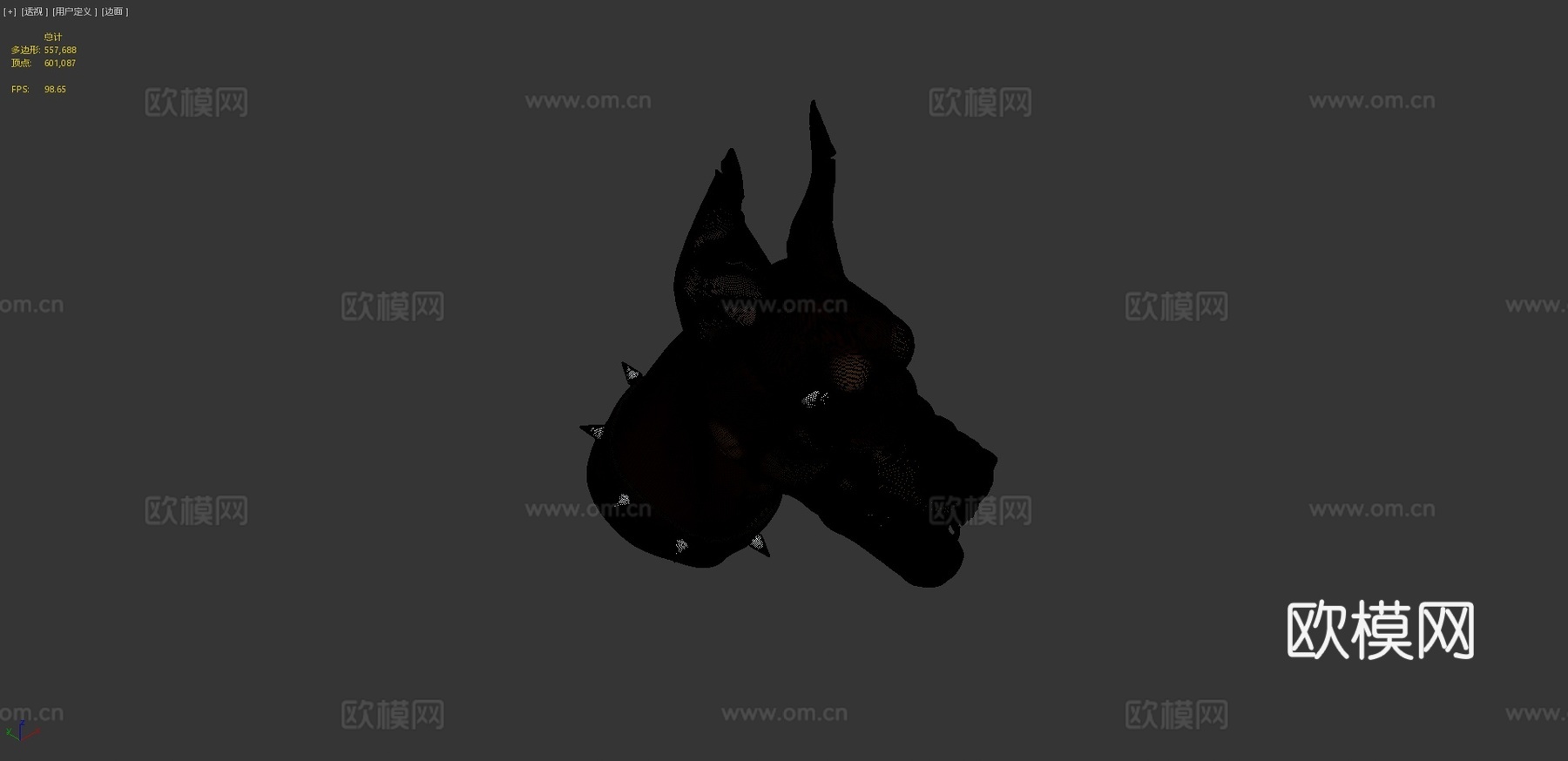 狂暴杜宾犬 - SJ第15天3d模型