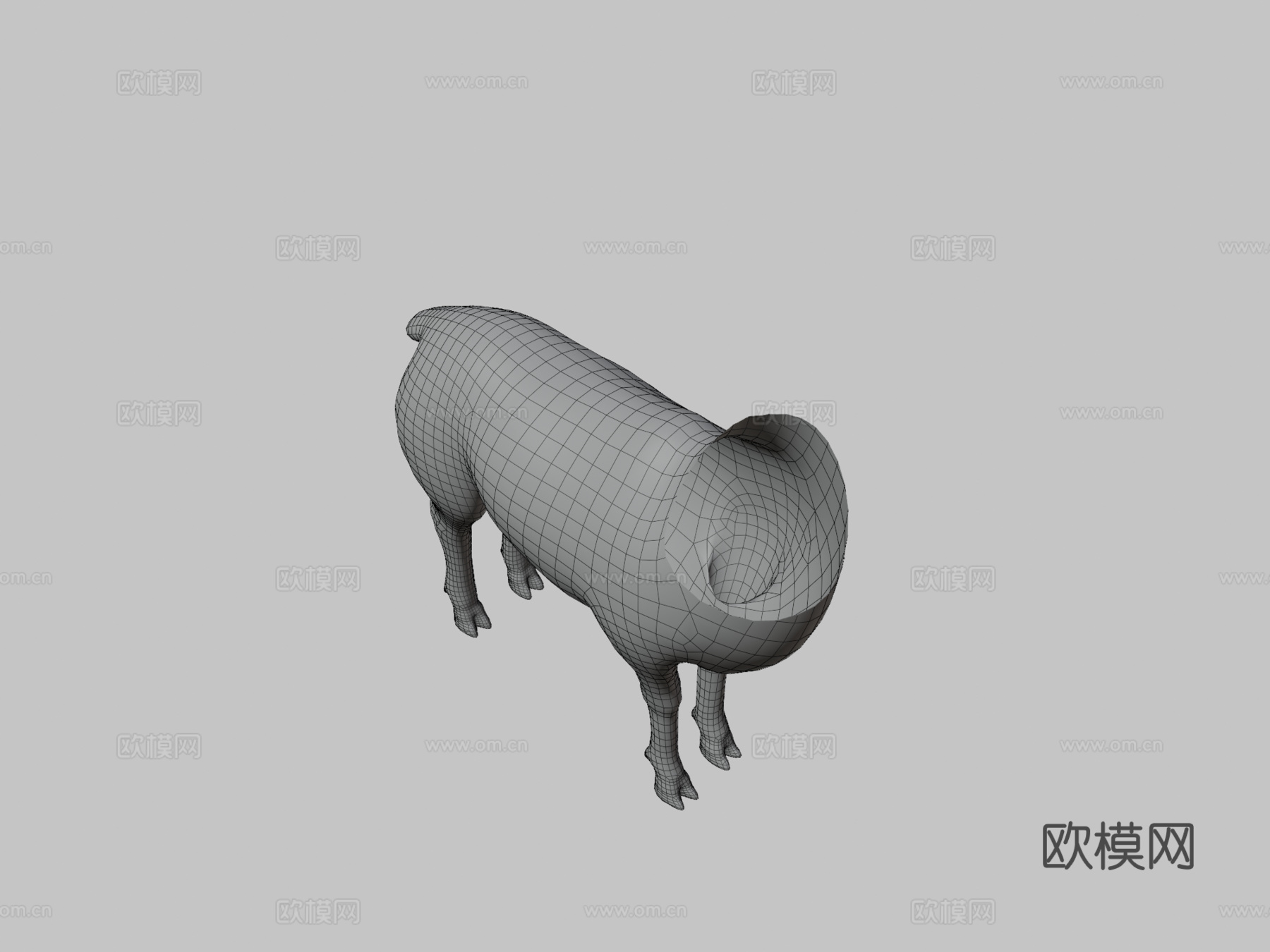 羊驼3d模型