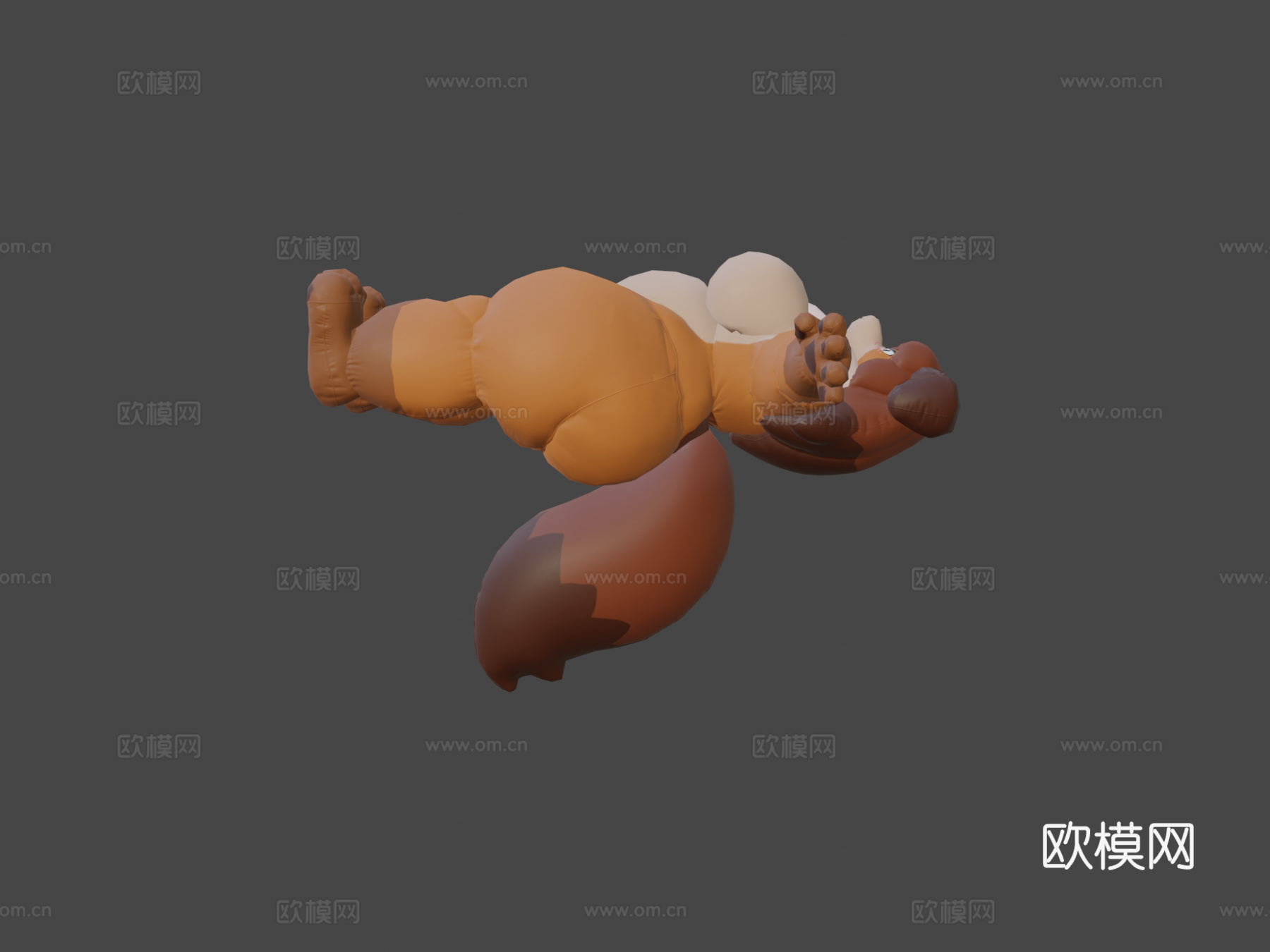 泳池浮漂狗狗3d模型