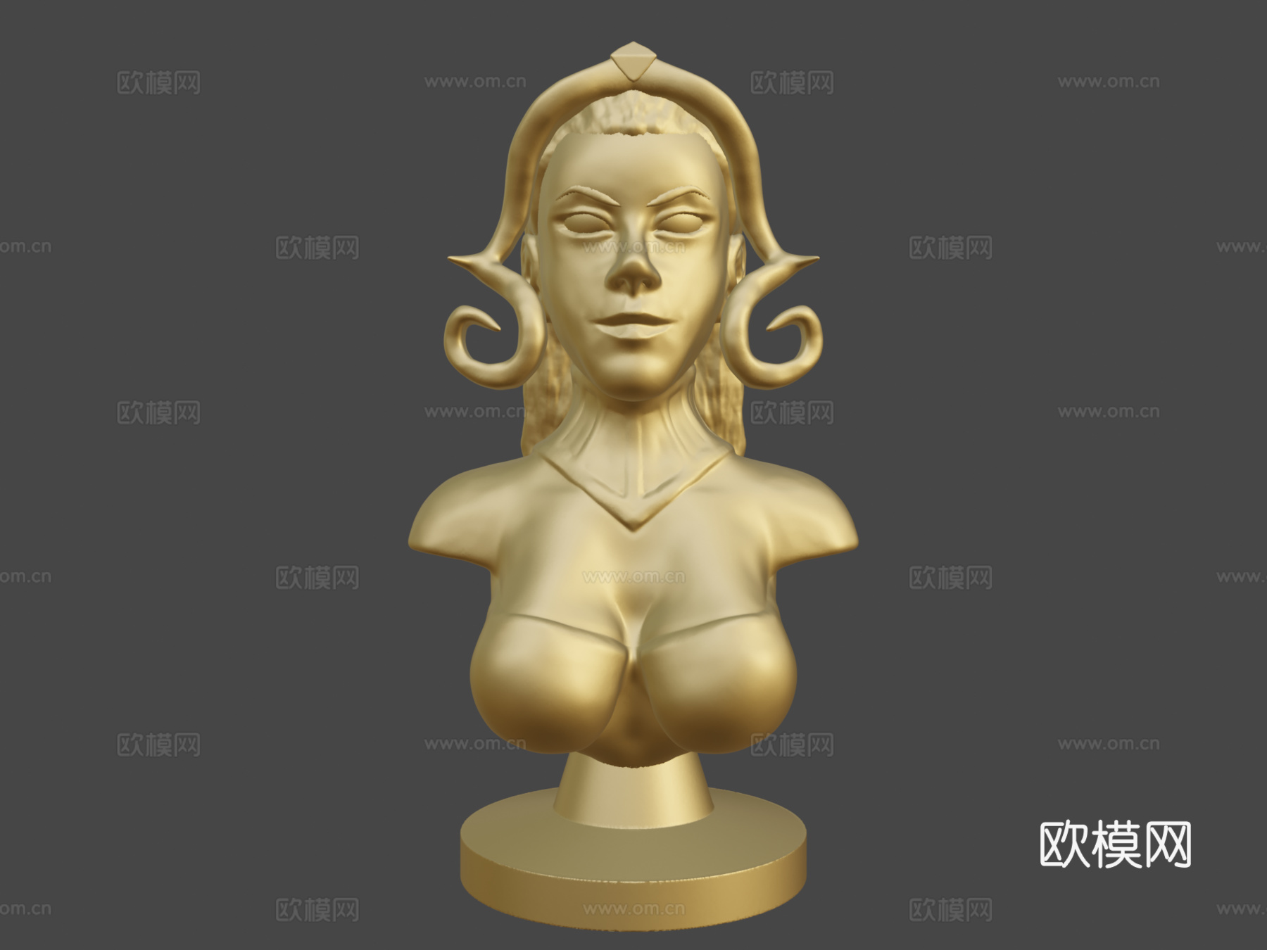 死亡威严莉莲娜-万智牌同人画3d模型