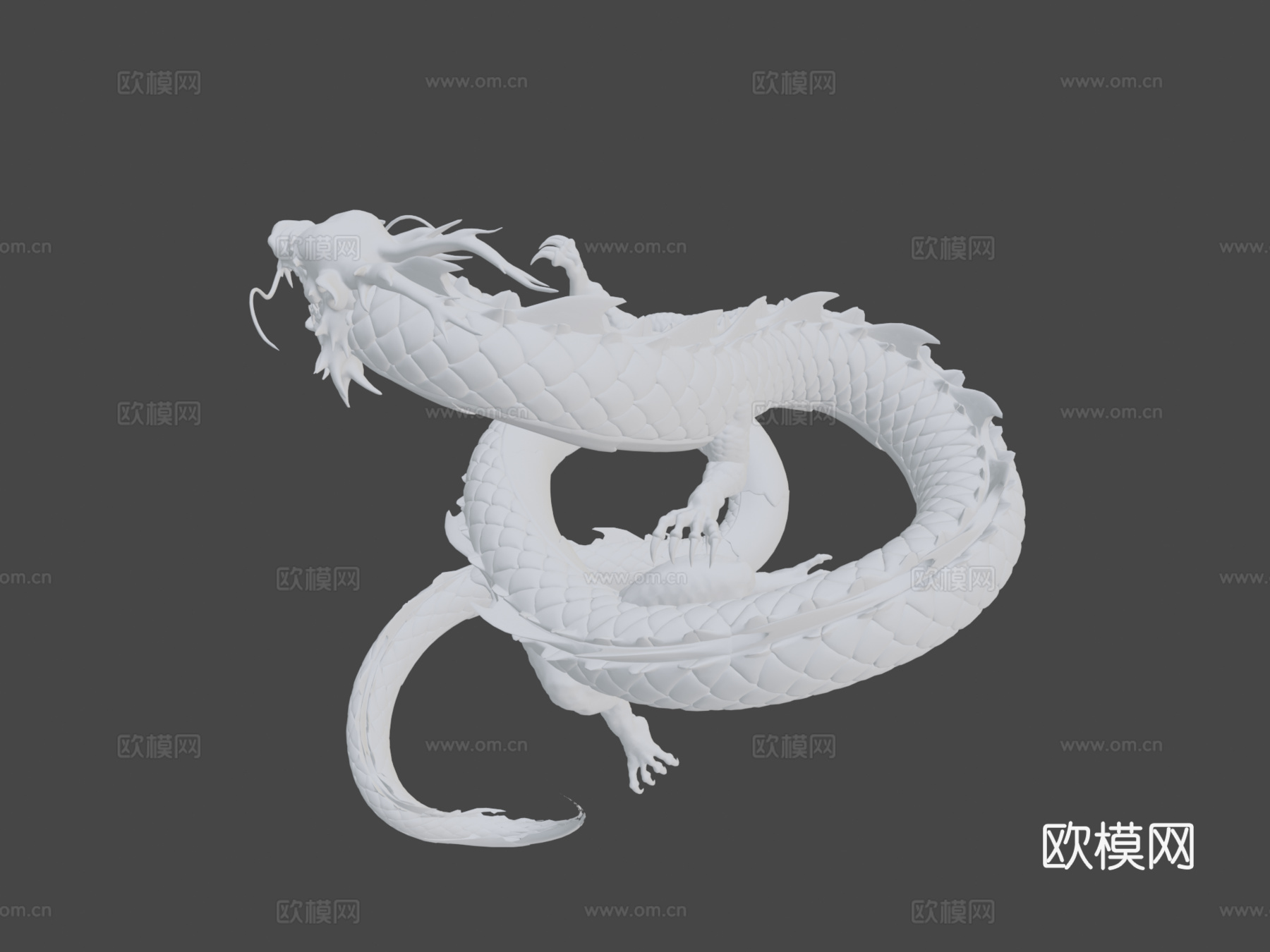 龙013d模型