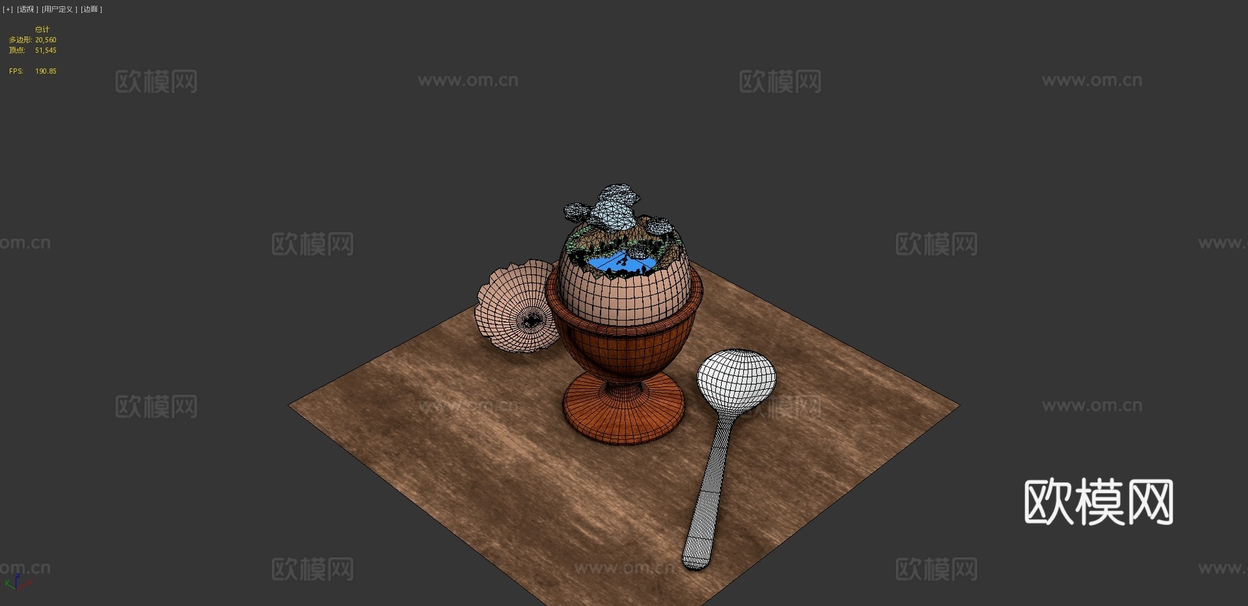 吃个蛋，发现新世界3d模型