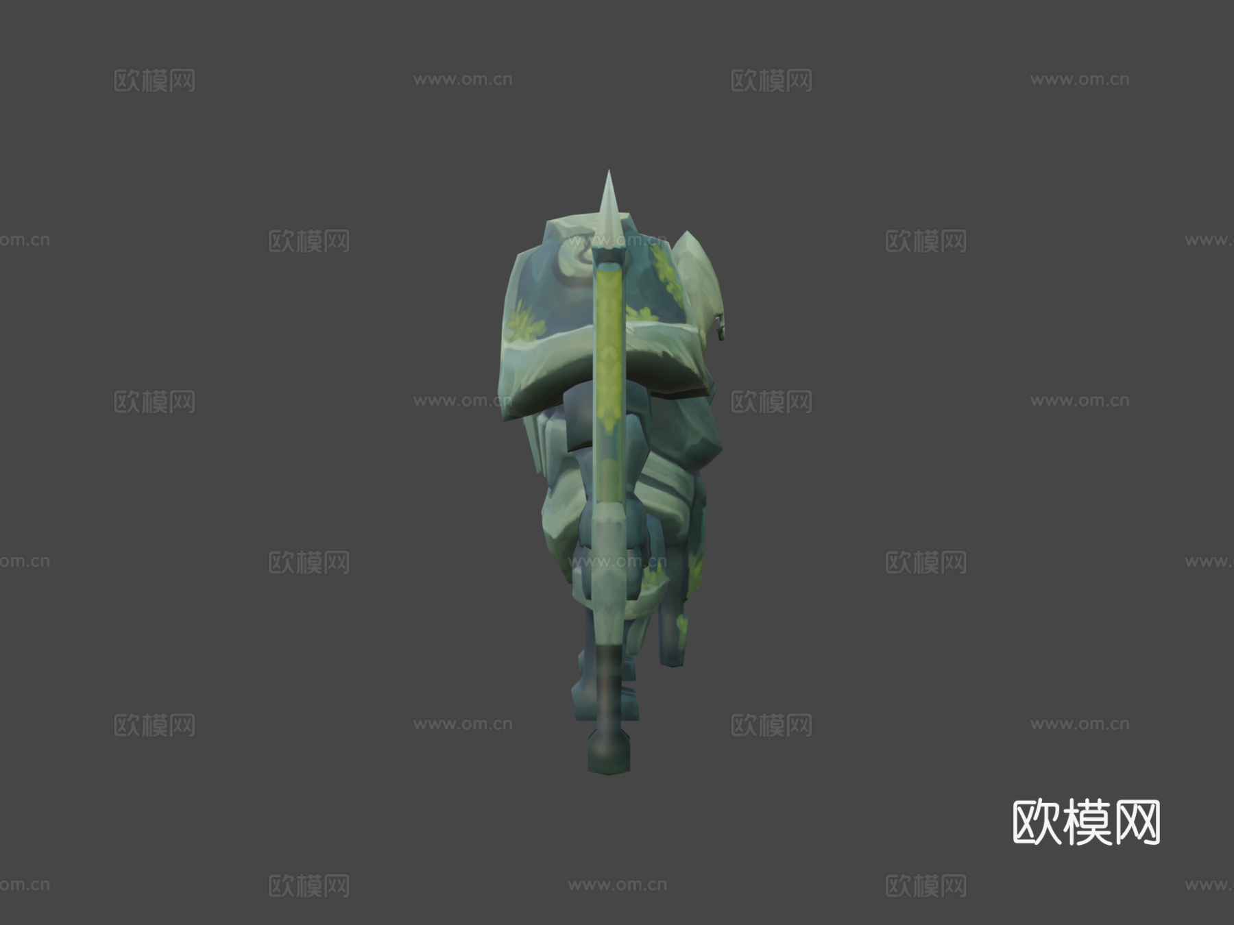 石雕手绘3d模型