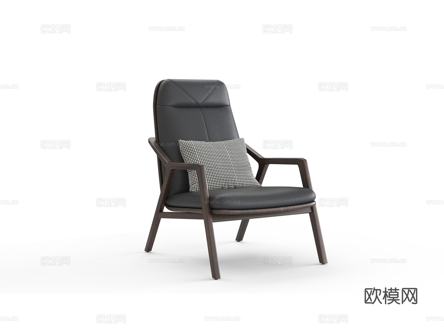 单椅休闲椅3d模型